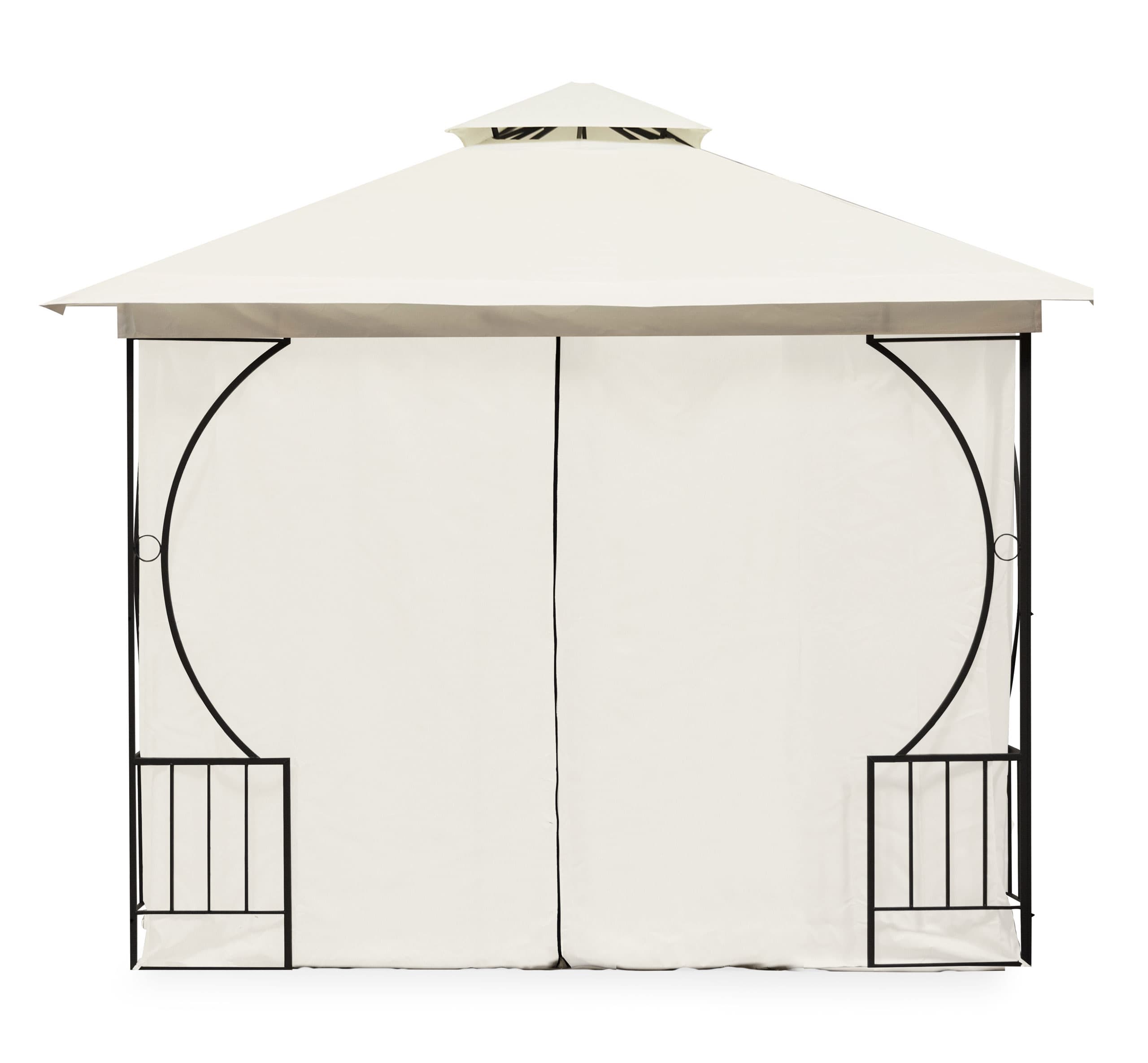 Namiot pawilon ogrodowy lux altana 3x3 m z moskitierą i pełnymi ściankami MultiGarden