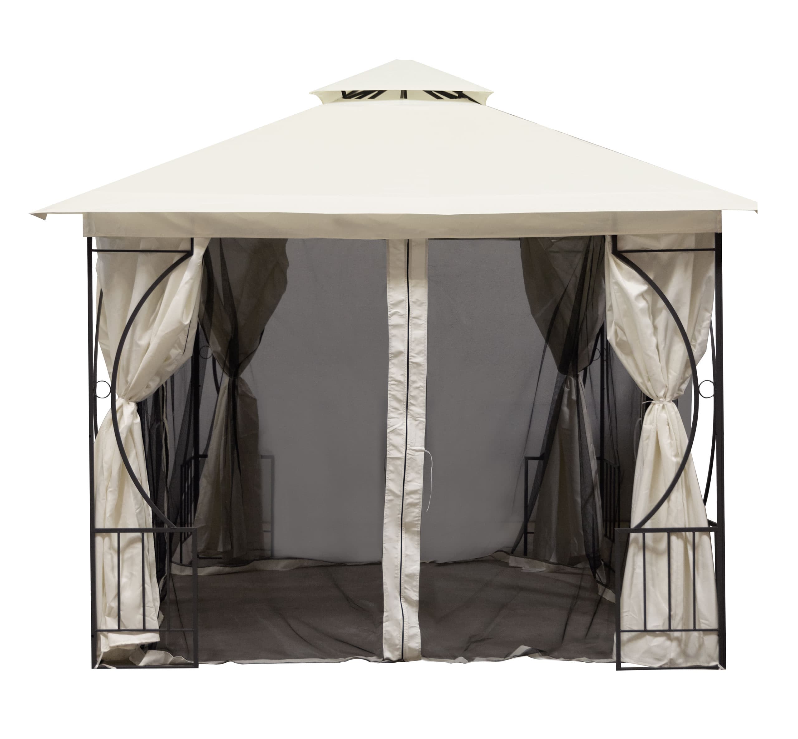 Namiot pawilon ogrodowy lux altana 3x3 m z moskitierą i pełnymi ściankami MultiGarden