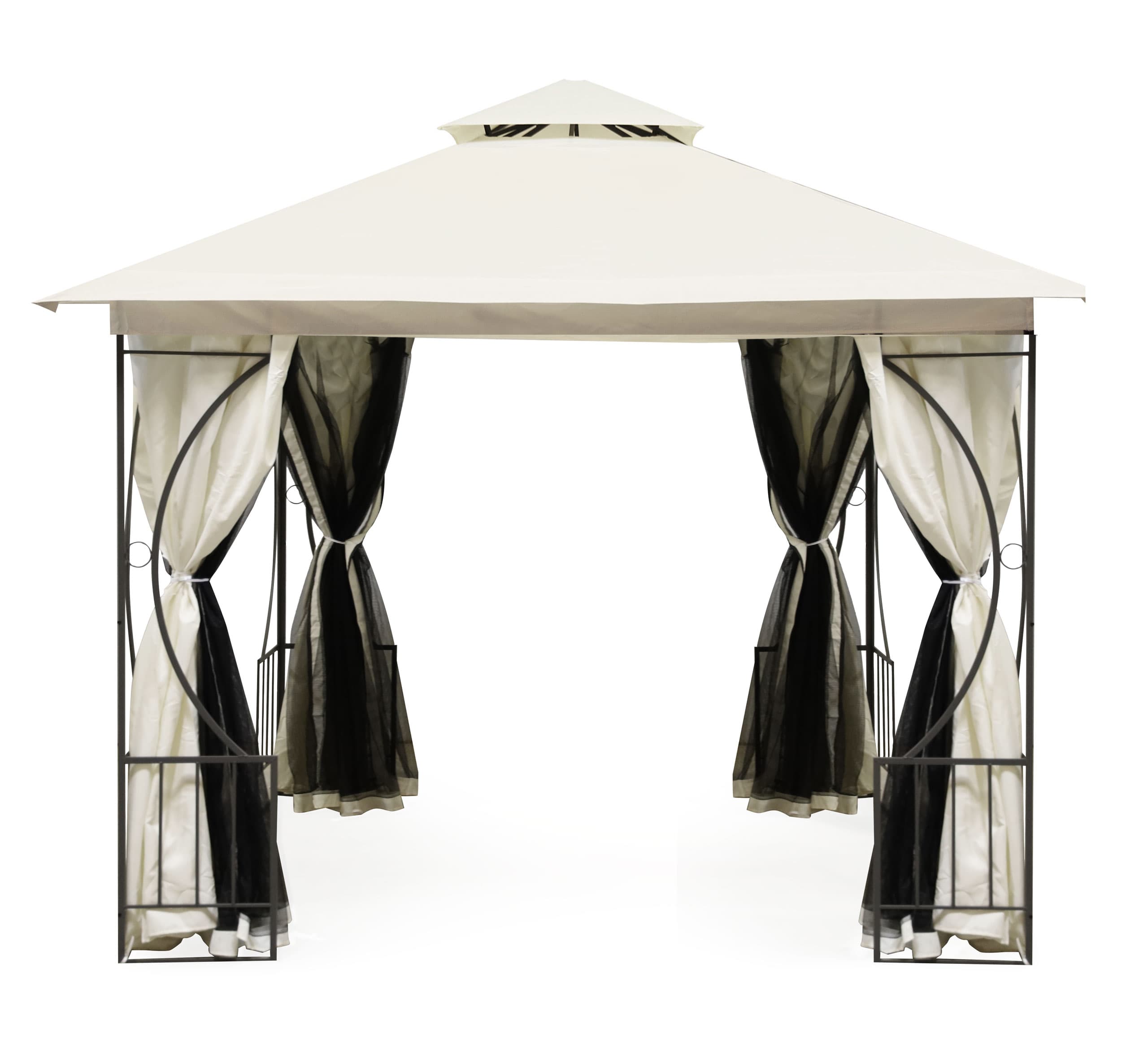 Namiot pawilon ogrodowy lux altana 3x3 m z moskitierą i pełnymi ściankami MultiGarden