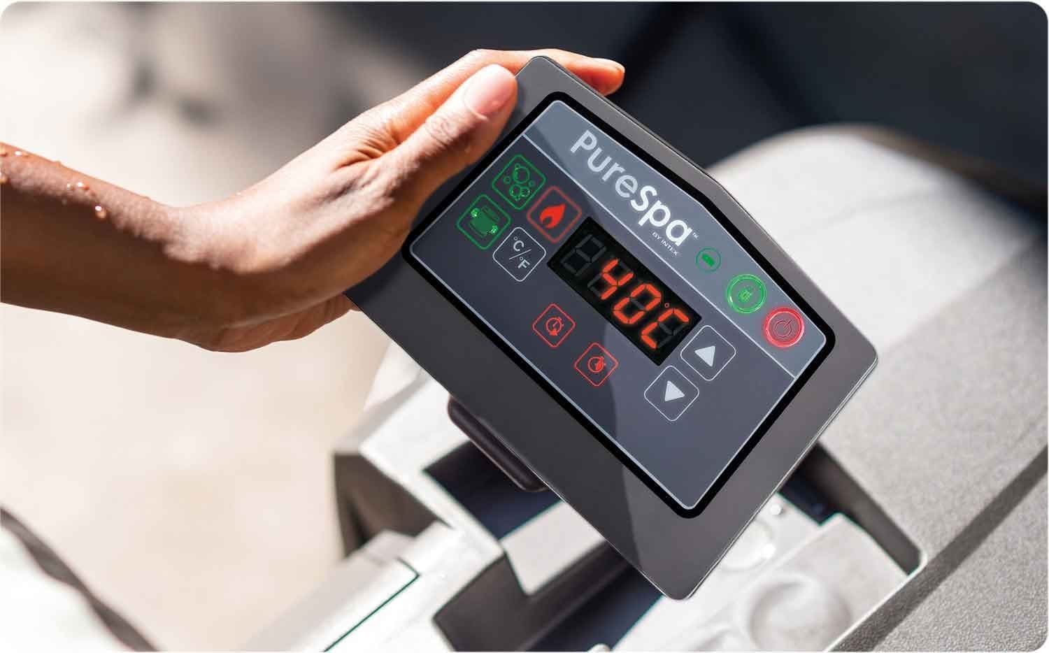 Nadmuchiwane SPA basen z hydromasażem 6 os. 216x71 cm WIFI akcesoria premium INTEX 28442