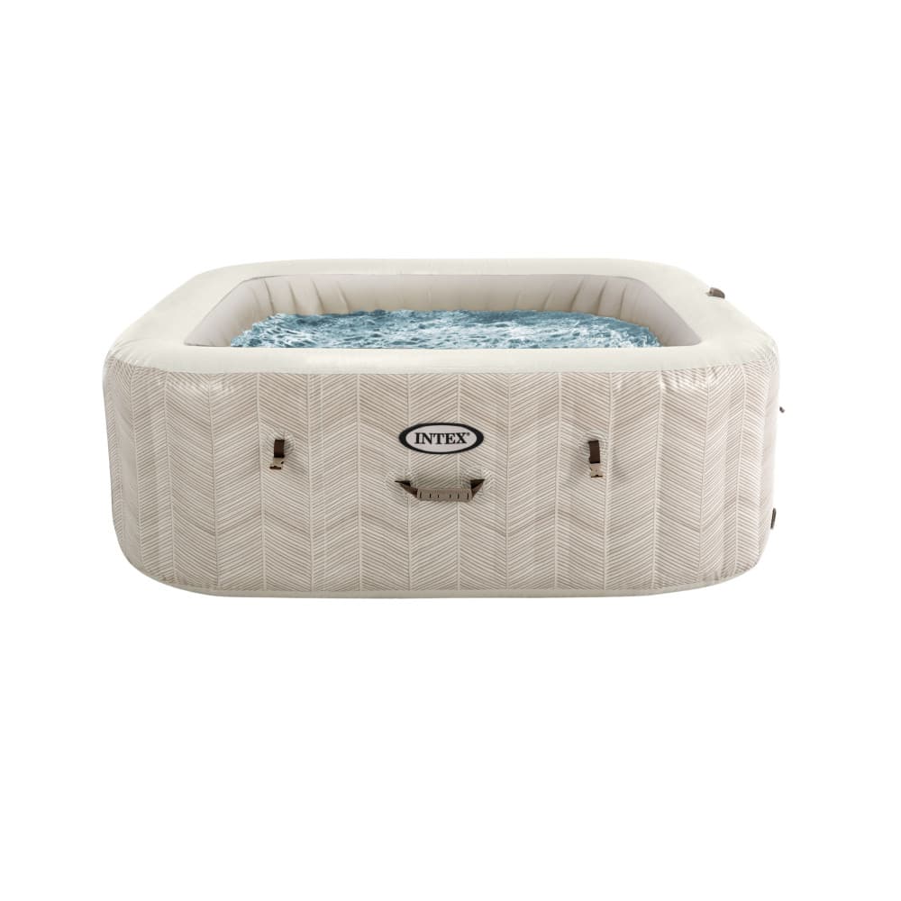 Nadmuchiwane SPA kwadratowe basen z hydromasażem 6 os. 196x71 cm akcesoria premium INTEX 28472