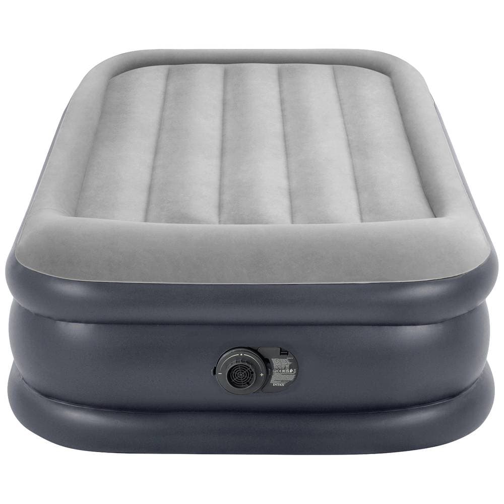 Materac dmuchany jednoosobowy 191x99x42 cm z wbudowaną pompką elektryczną łóżko INTEX 64132