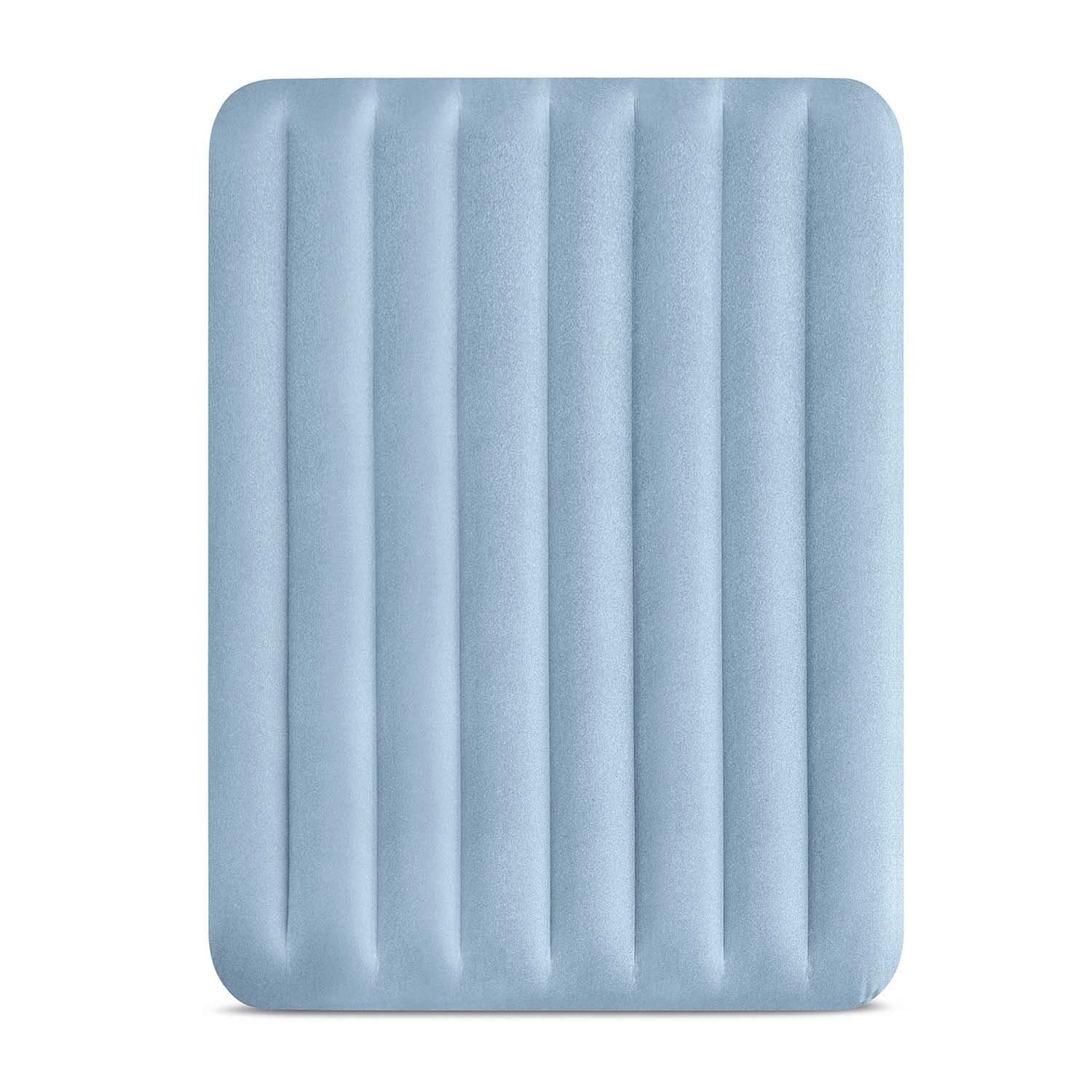 Duży materac dmuchany dwuosobowy 203x152x36 cm z wbudowaną pompką elektryczną łóżko INTEX 64159