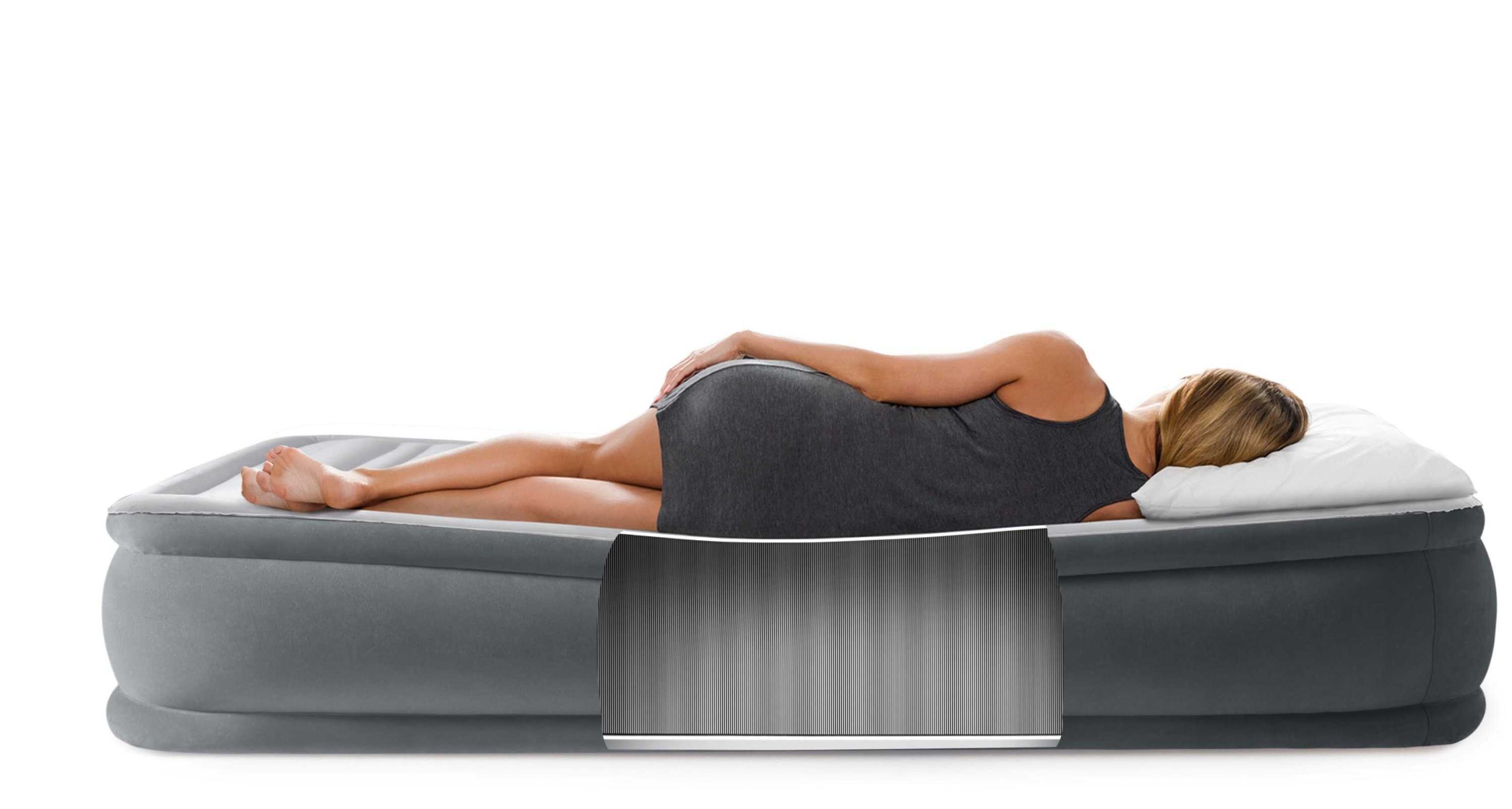 Materac łóżko 191x99 cm z pompką 1-osobowy Comfort 67766ND