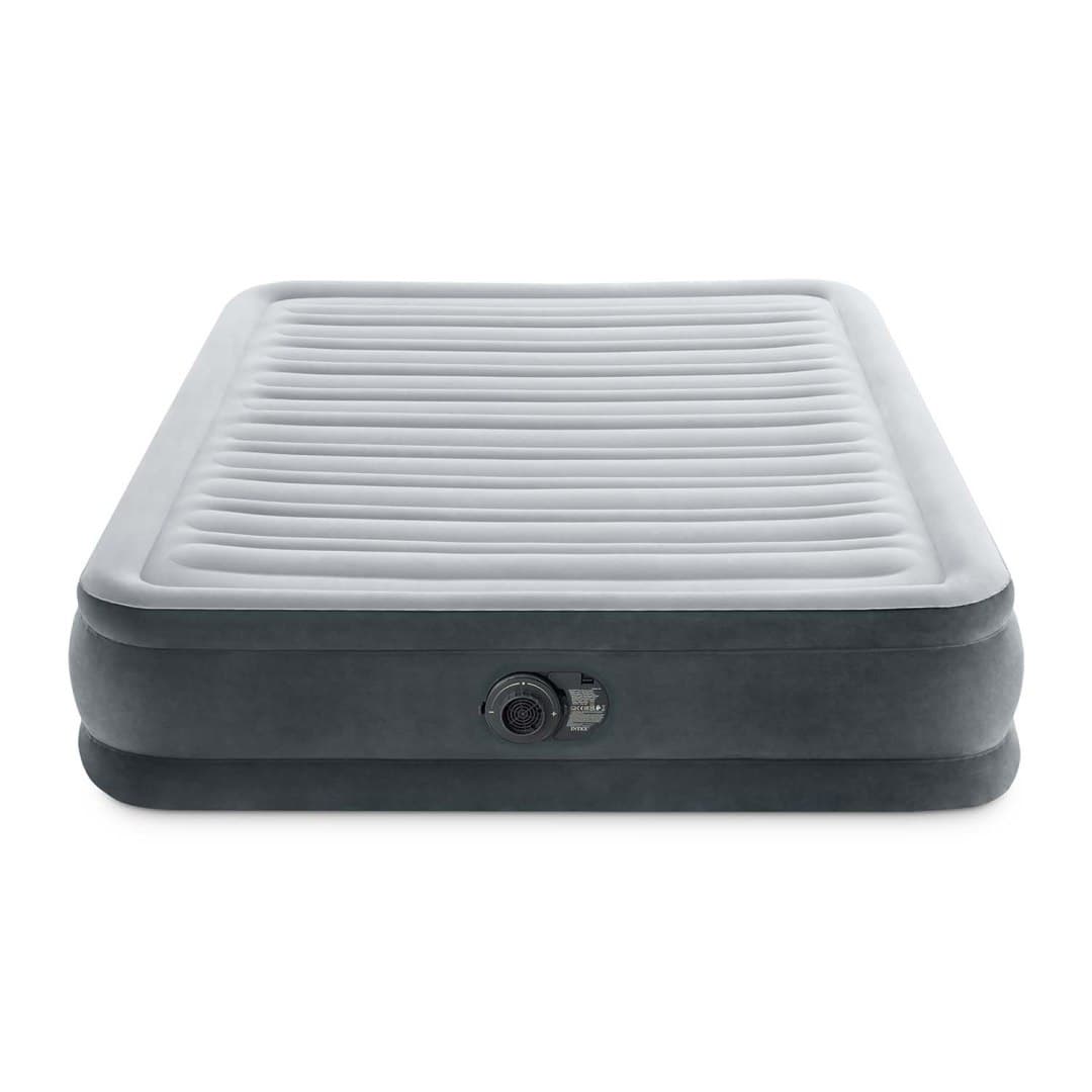 Materac łóżko do spania dwuosobowy z pompką automatyczną 191x137 cm INTEX 67768