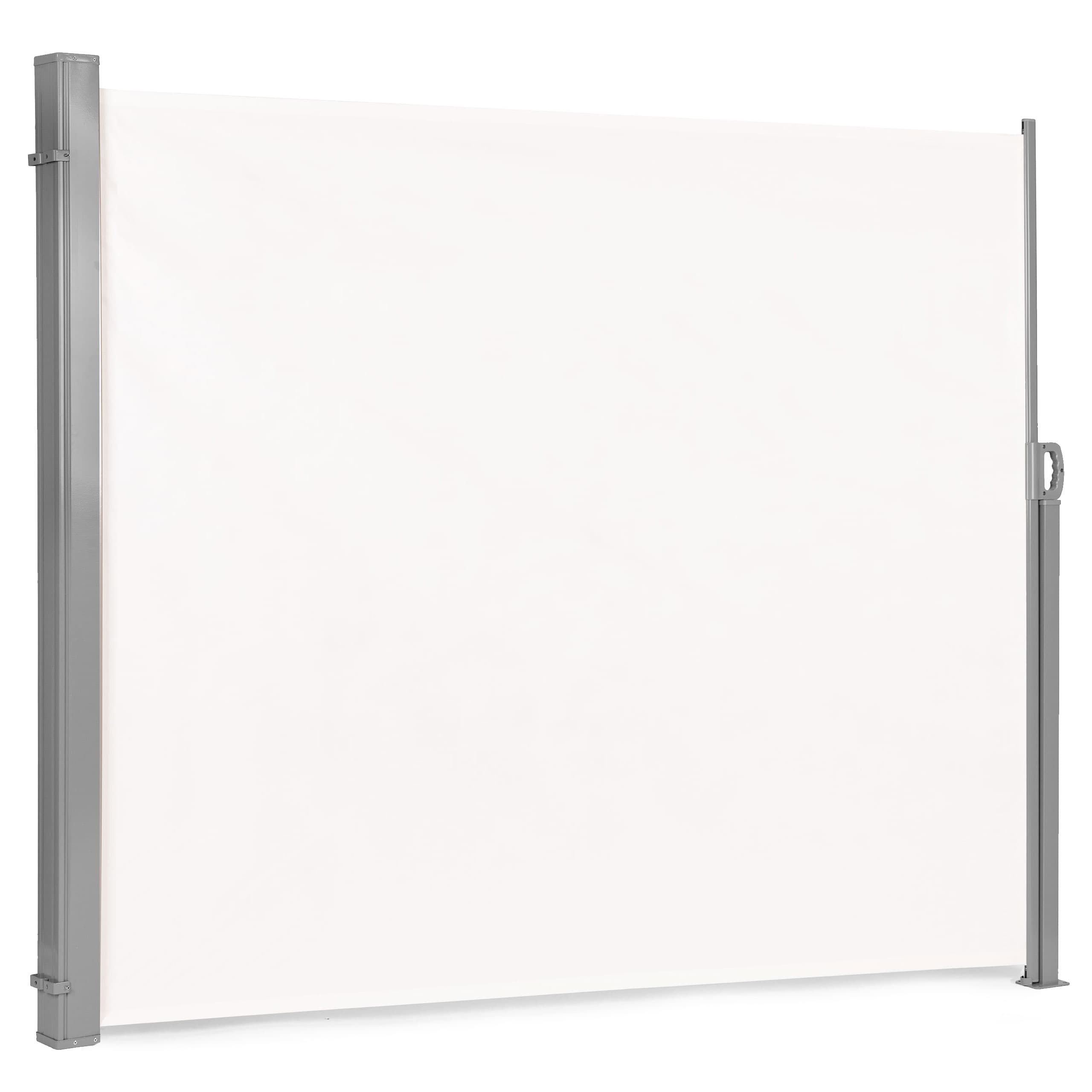 Składana markiza 300x180 cm boczna roleta parawan do ogrodu na taras beżowa MultiGarden