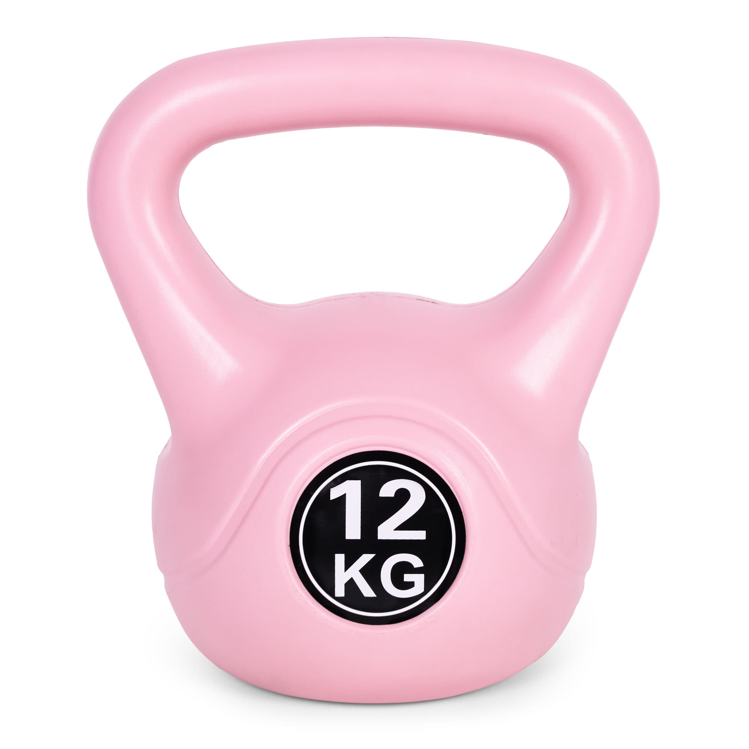 Kettlebell kettle 12 kg do ćwiczeń hantla kula odważnik obciążenie ciężar fitness różowy ModernHome