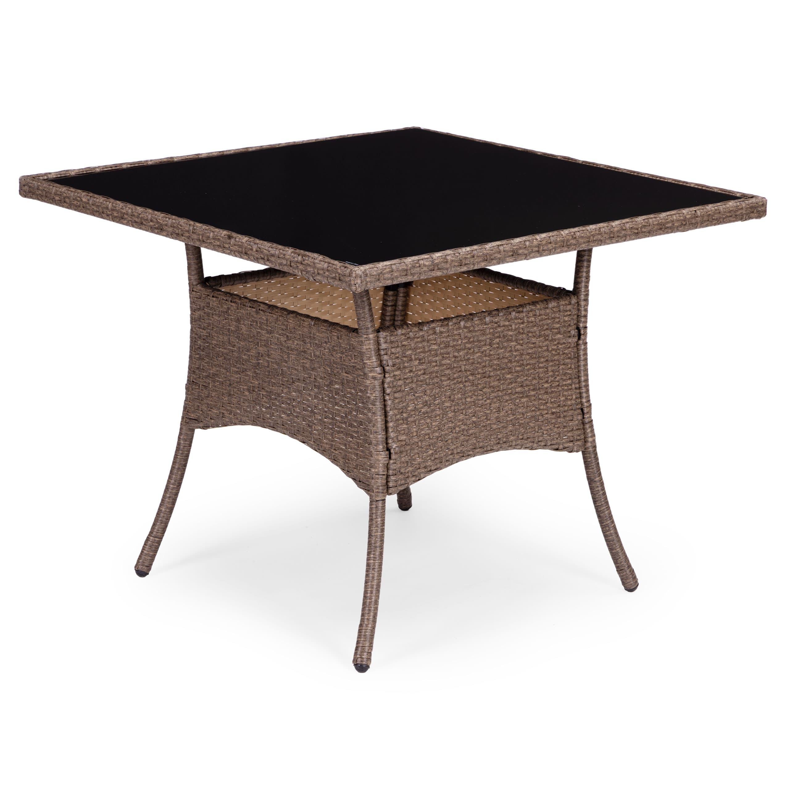 Komplet mebli ogrodowych z technorattanu 4 krzesła + stół MultiGarden