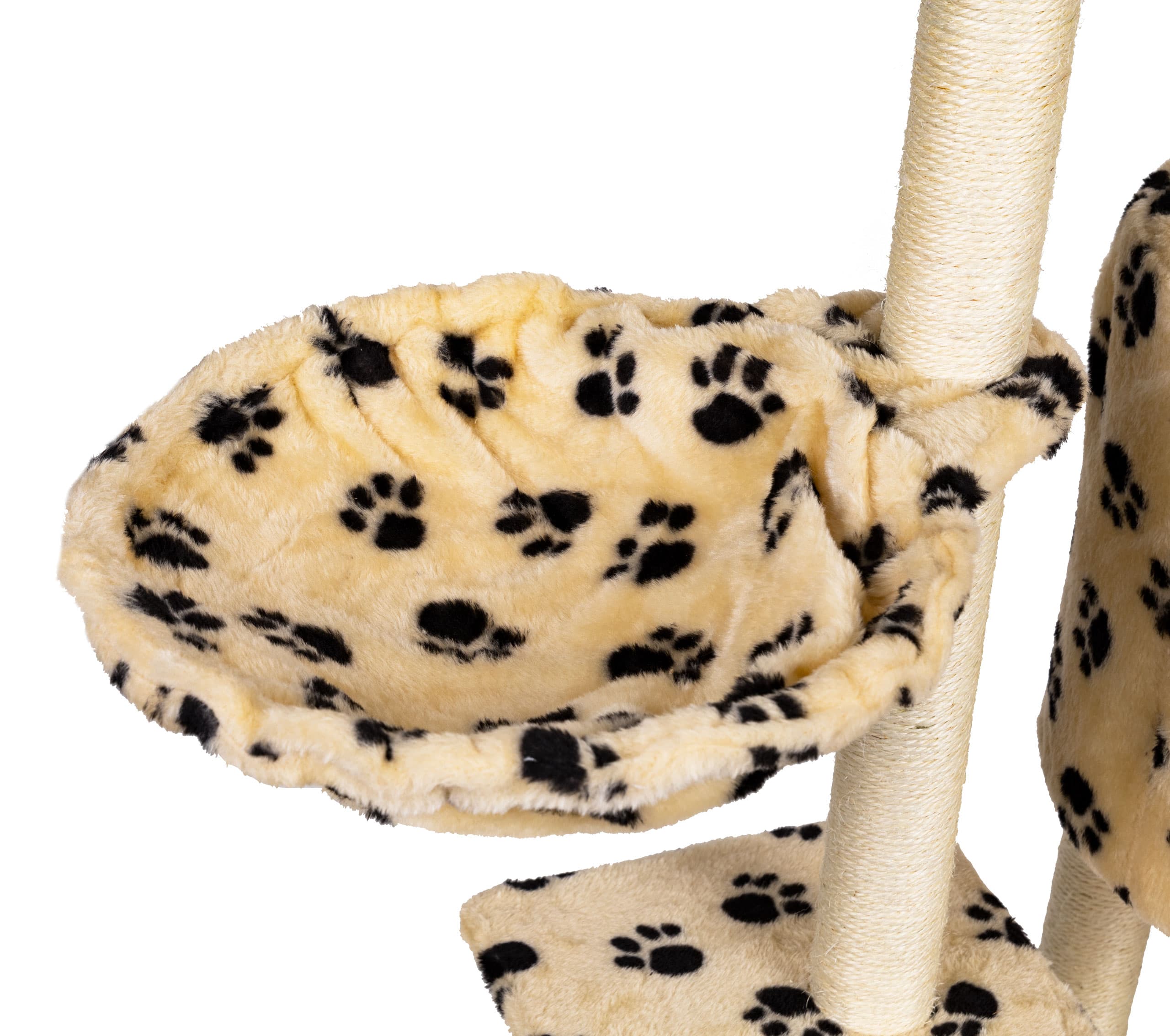 Drapak dla kota domek drzewo legowisko 138 cm XL odciski łapek Petsi