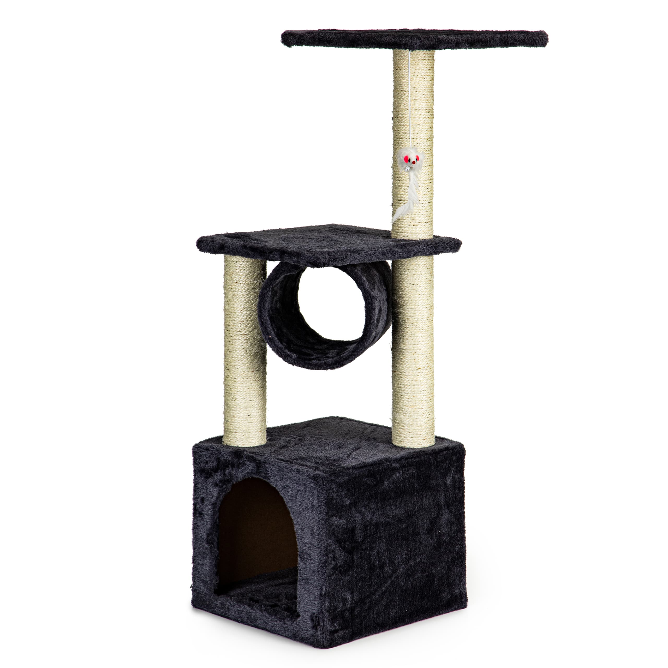 Drapak dla kota domek legowisko drzewo szary Petsi