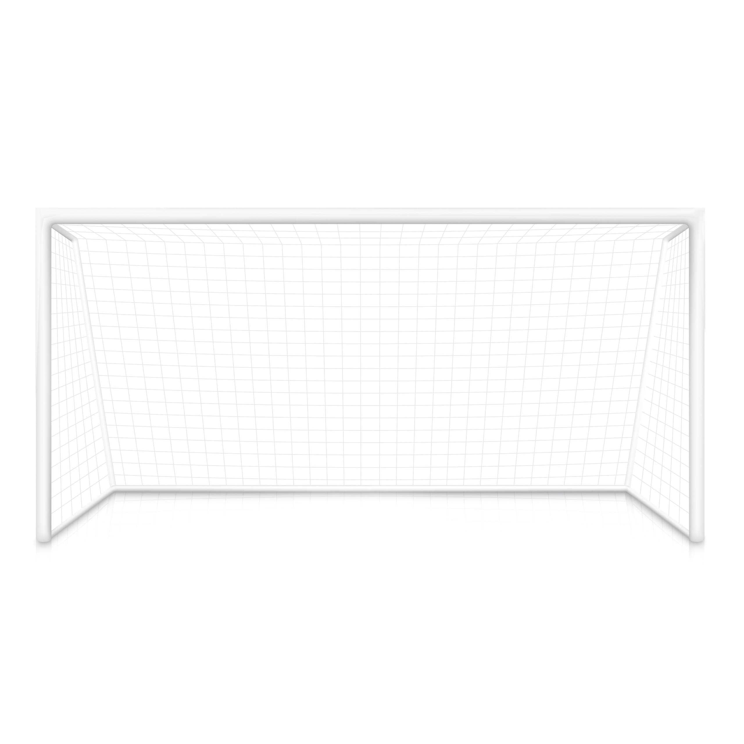 Bramka piłkarska treningowa z siatką 180x120 cm czarno-biała MultiGarden