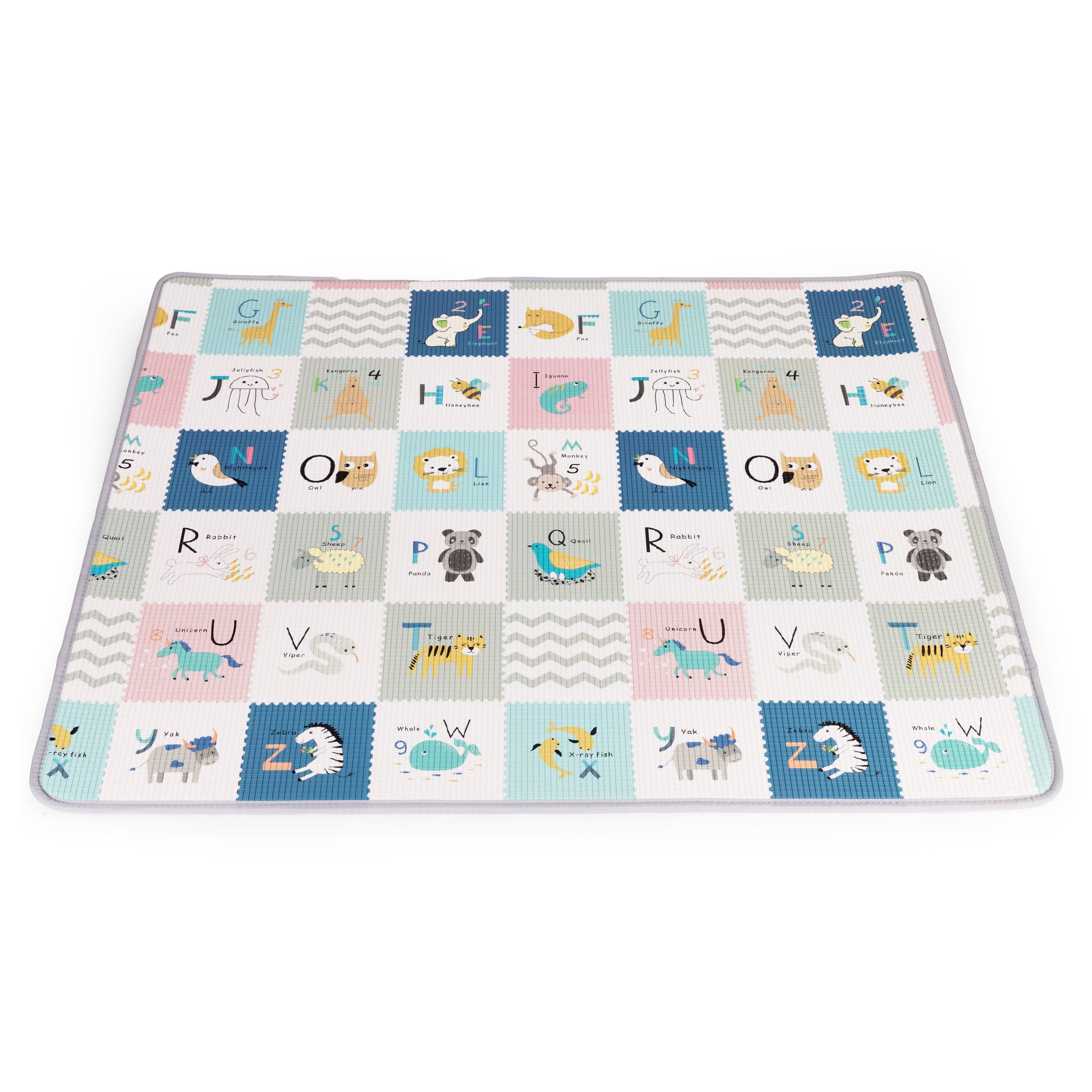 Mata piankowa dla dzieci edukacyjna dwustronna zwijana alfabet ECOTOYS