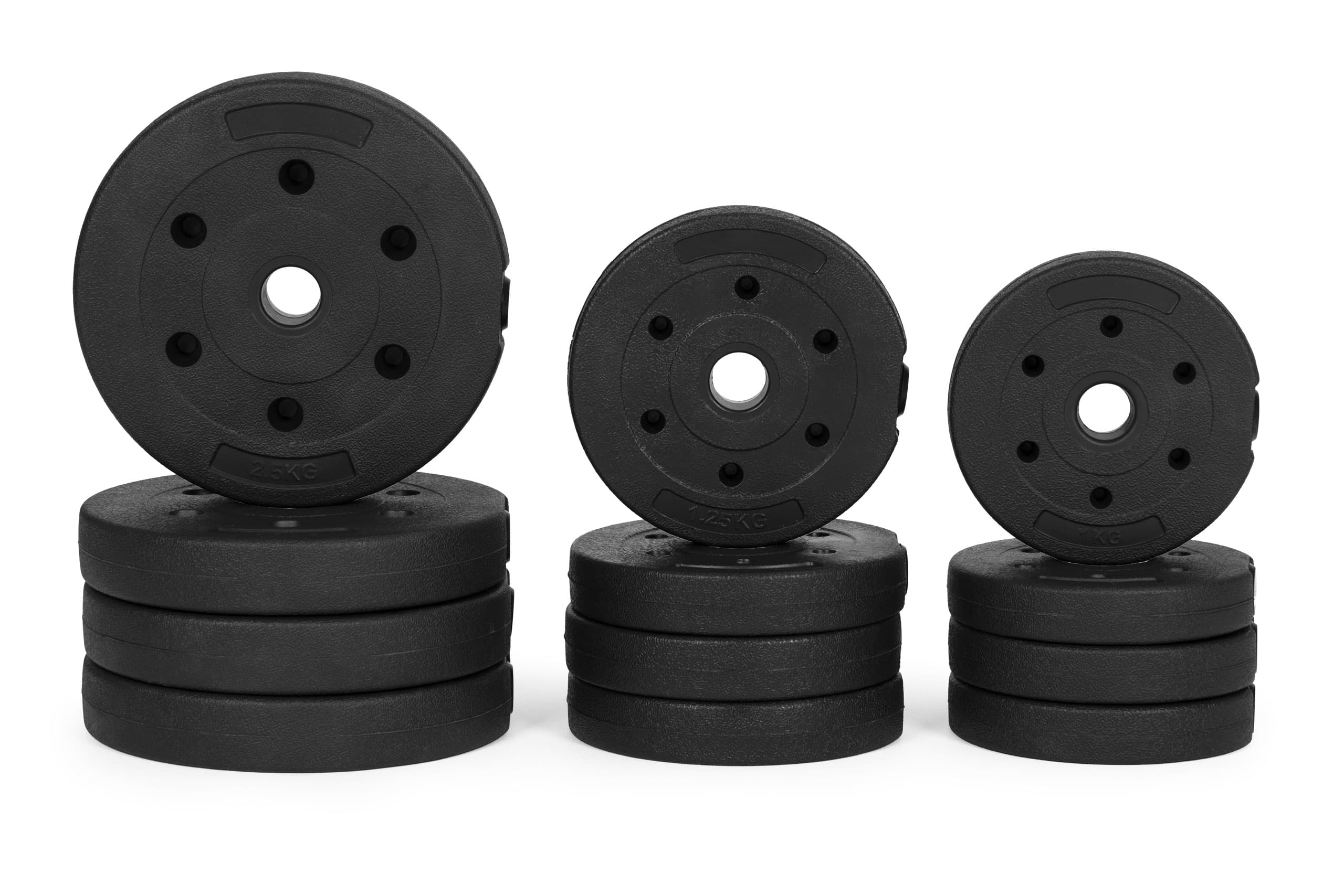 Hantle regulowane 2x10 kg zestaw do ćwiczeń 20 kg