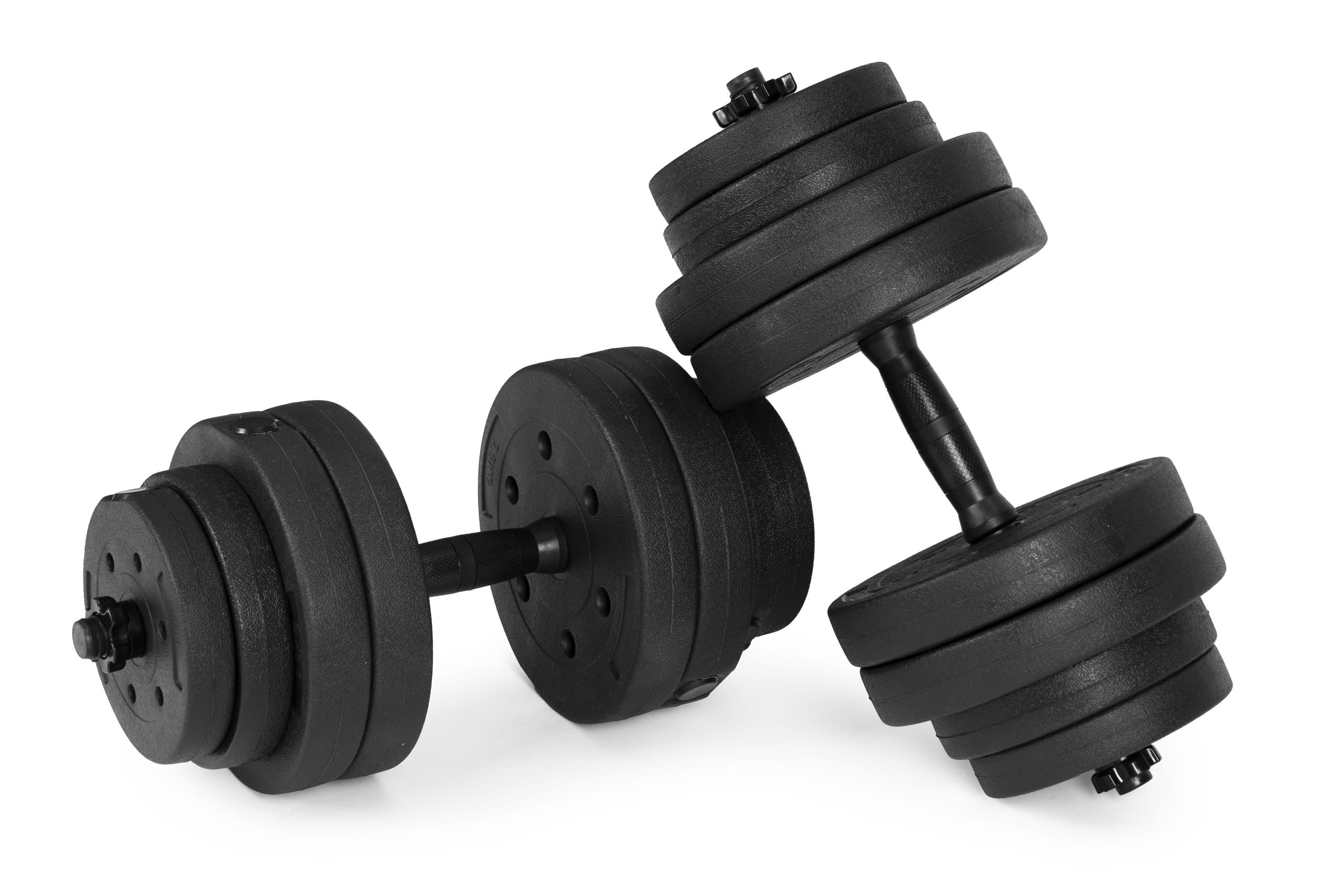 Hantle regulowane 2x10 kg zestaw do ćwiczeń 20 kg