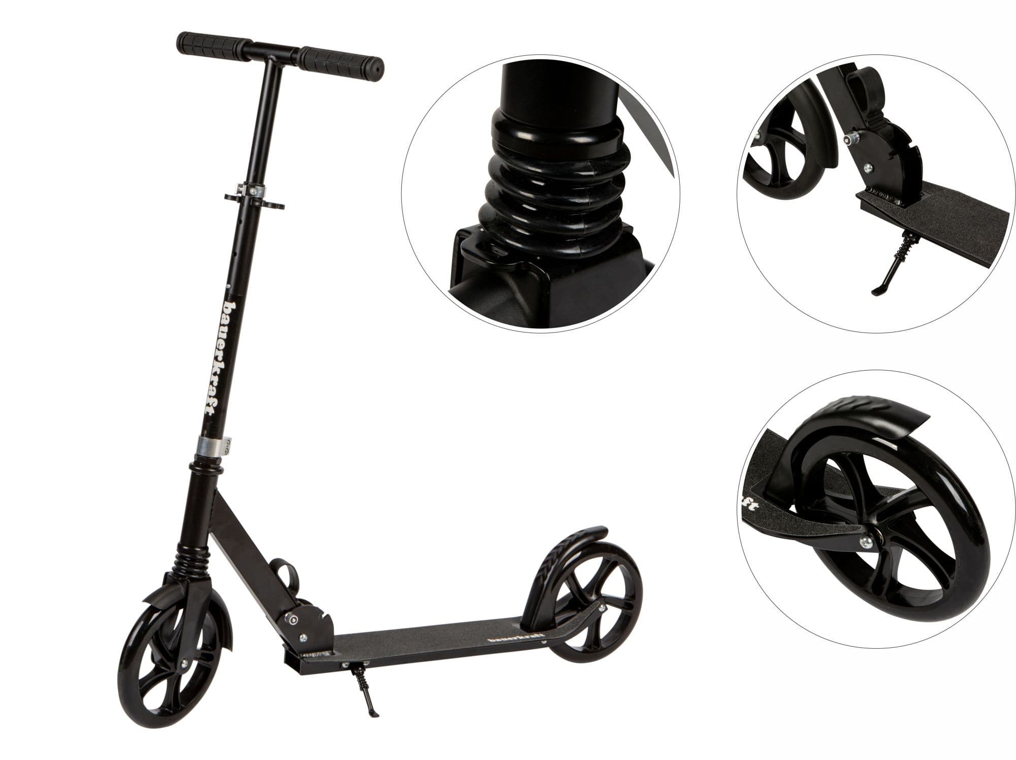 Hulajnoga miejska dla dzieci i młodzieży składana regulacja wysokości 95-105 cm koła 200 mm