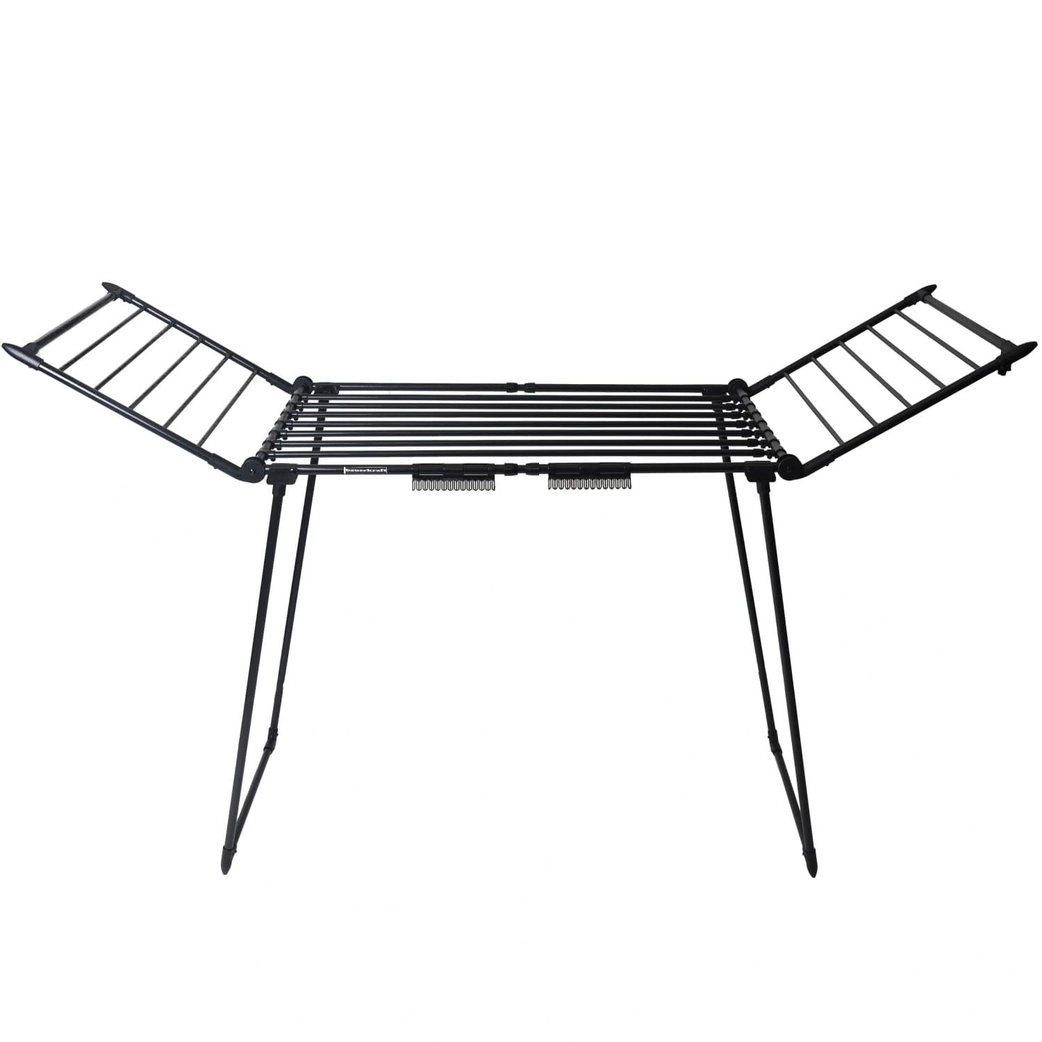 Suszarka na pranie odzież bieliznę stojąca rozsuwana balkonowa 27 metrów czarna