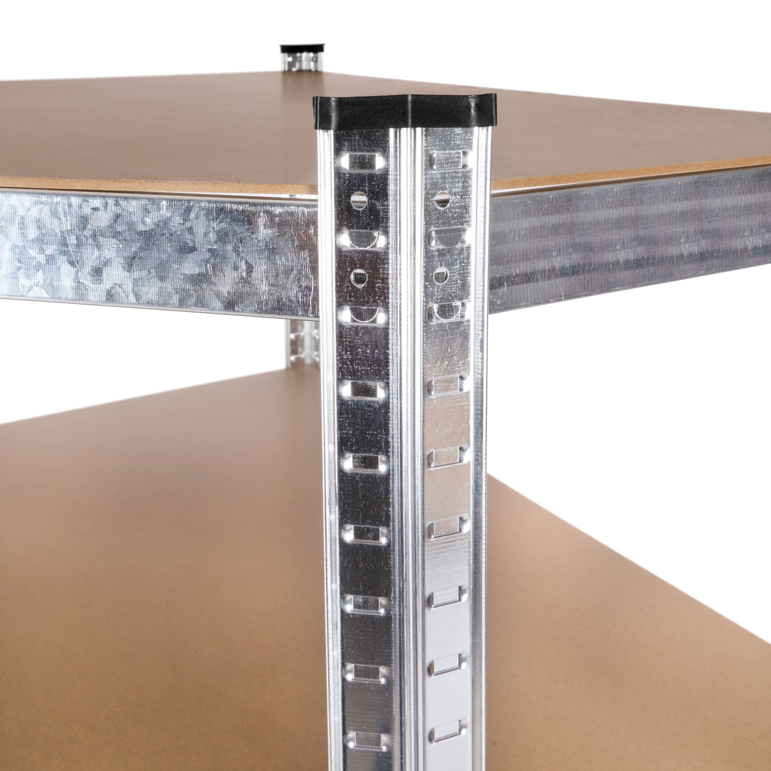 Regał magazynowy narożny 180x90x40 cm stal galwanizowana 5 półek 875 kg ModernHome