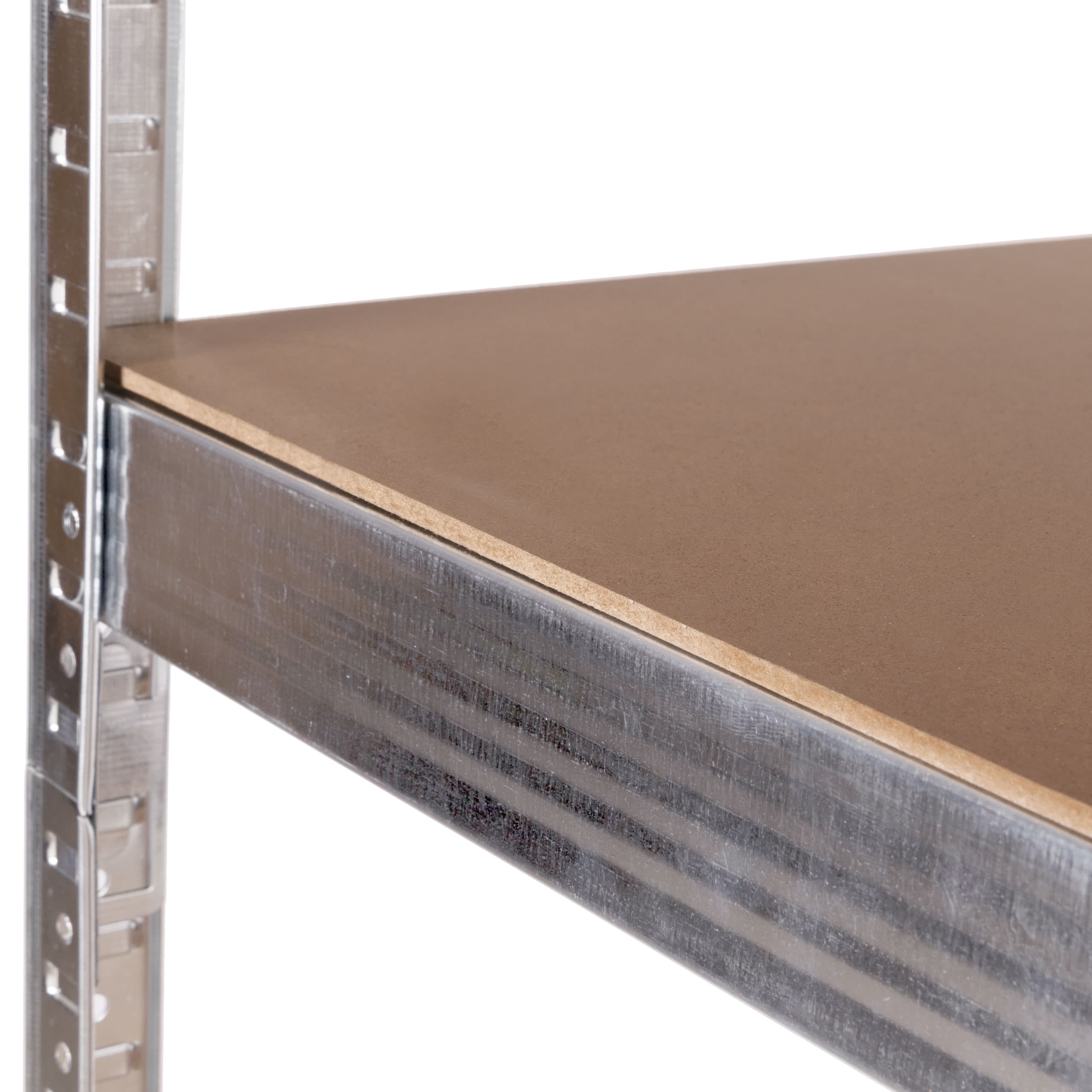 Regał magazynowy narożny 180x90x40 cm stal galwanizowana 5 półek 875 kg ModernHome