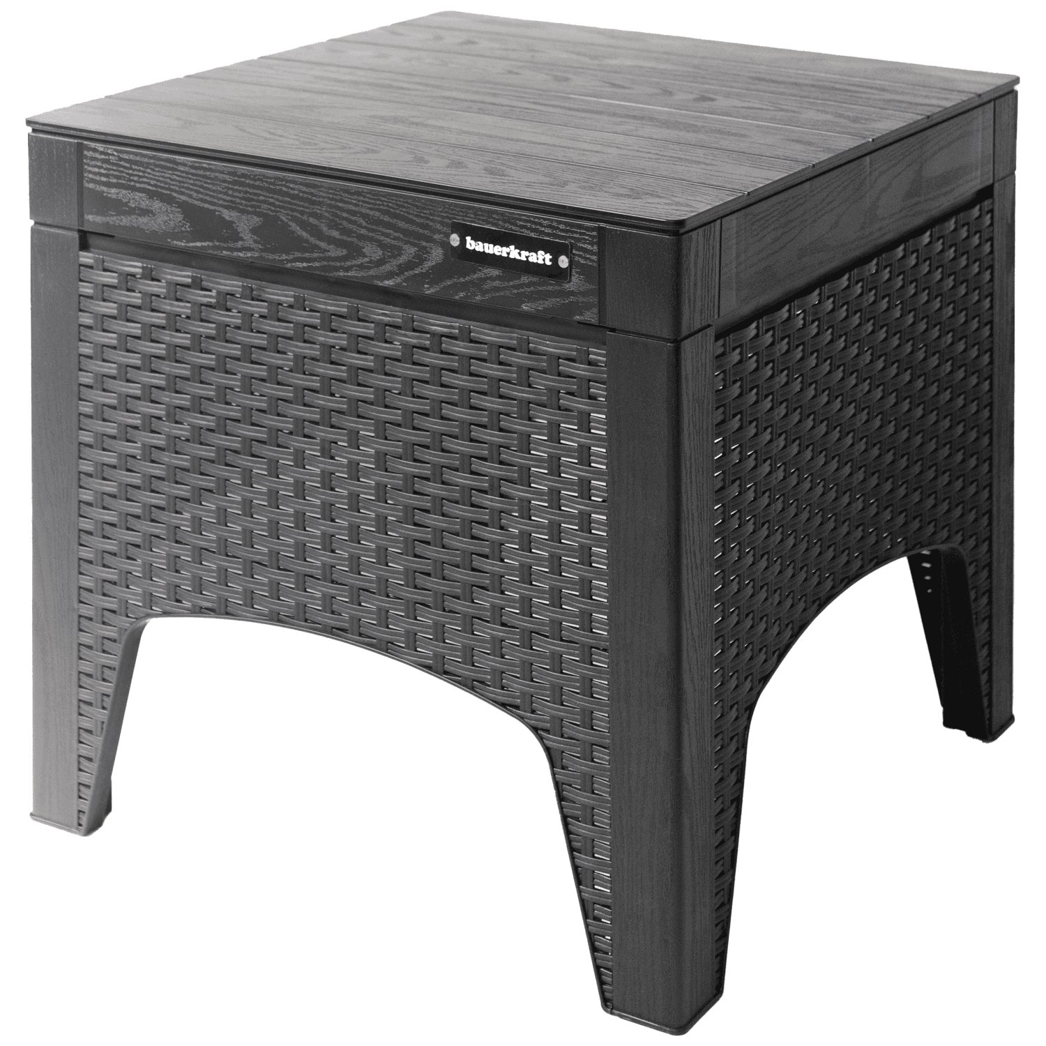 Zestaw mebli ogrodowych na taras balkon 2 fotele + stolik czarne