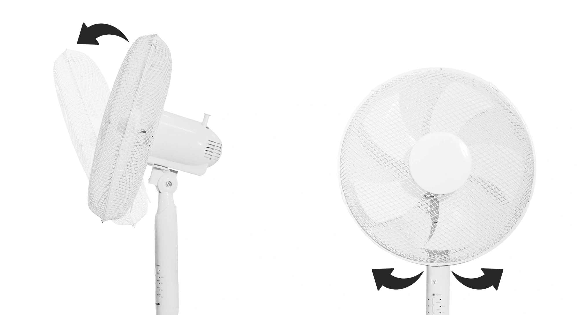 Wentylator podłogowy wiatrak stojący 45W 3 tryby pracy 5 łopatek timer pilot