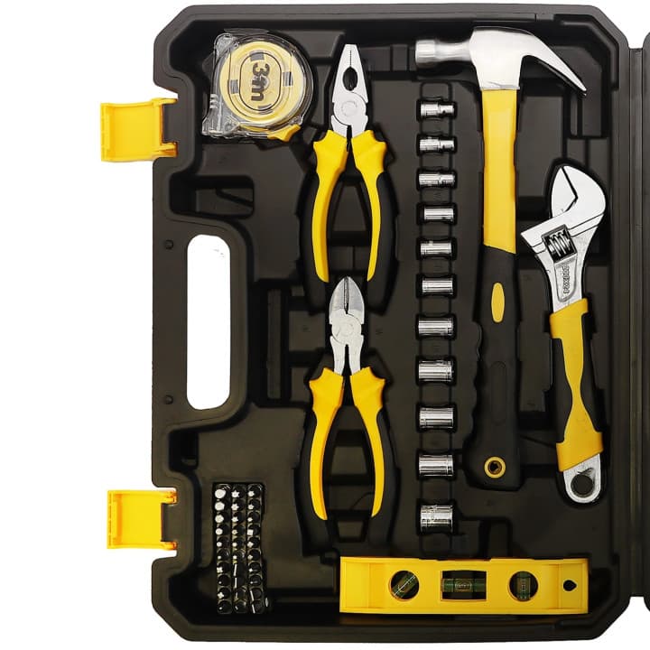 Zestaw narzędzi walizka narzędziowa 111 elementów klucze wkrętaki bity