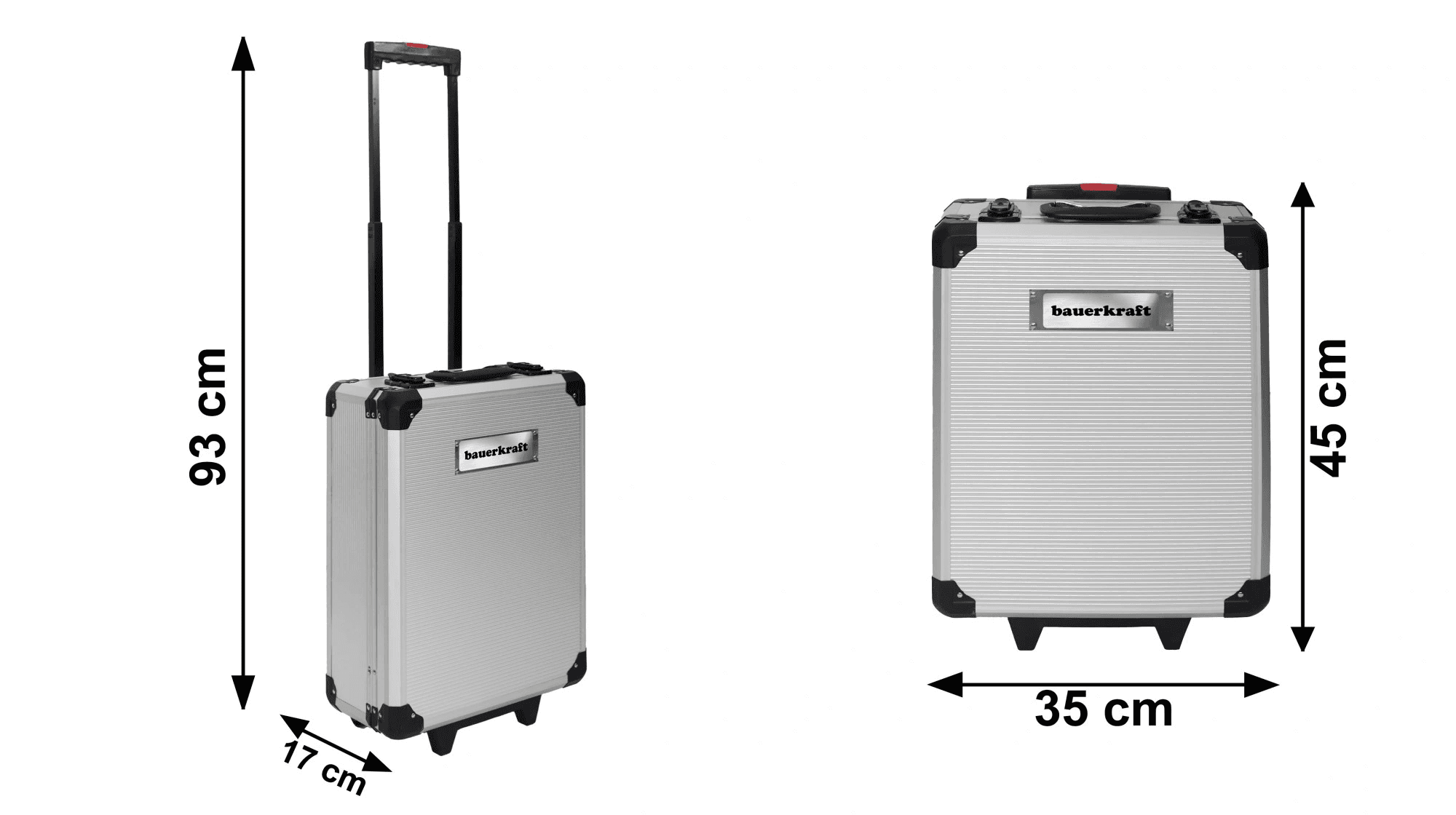 Duży zestaw narzędzi walizka narzędziowa na kółkach 189 elementów klucze wkrętaki bity