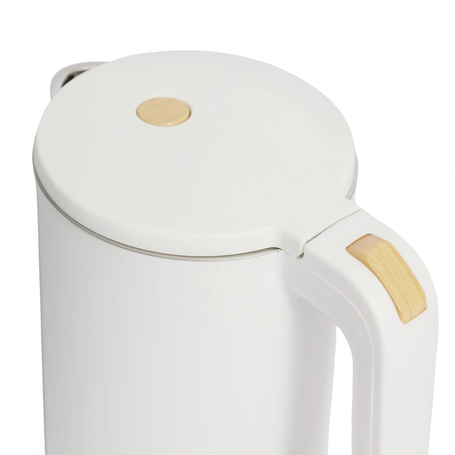 Czajnik elektryczny bezprzewodowy turystyczny 1500 W 1.2 l obrotowy biały