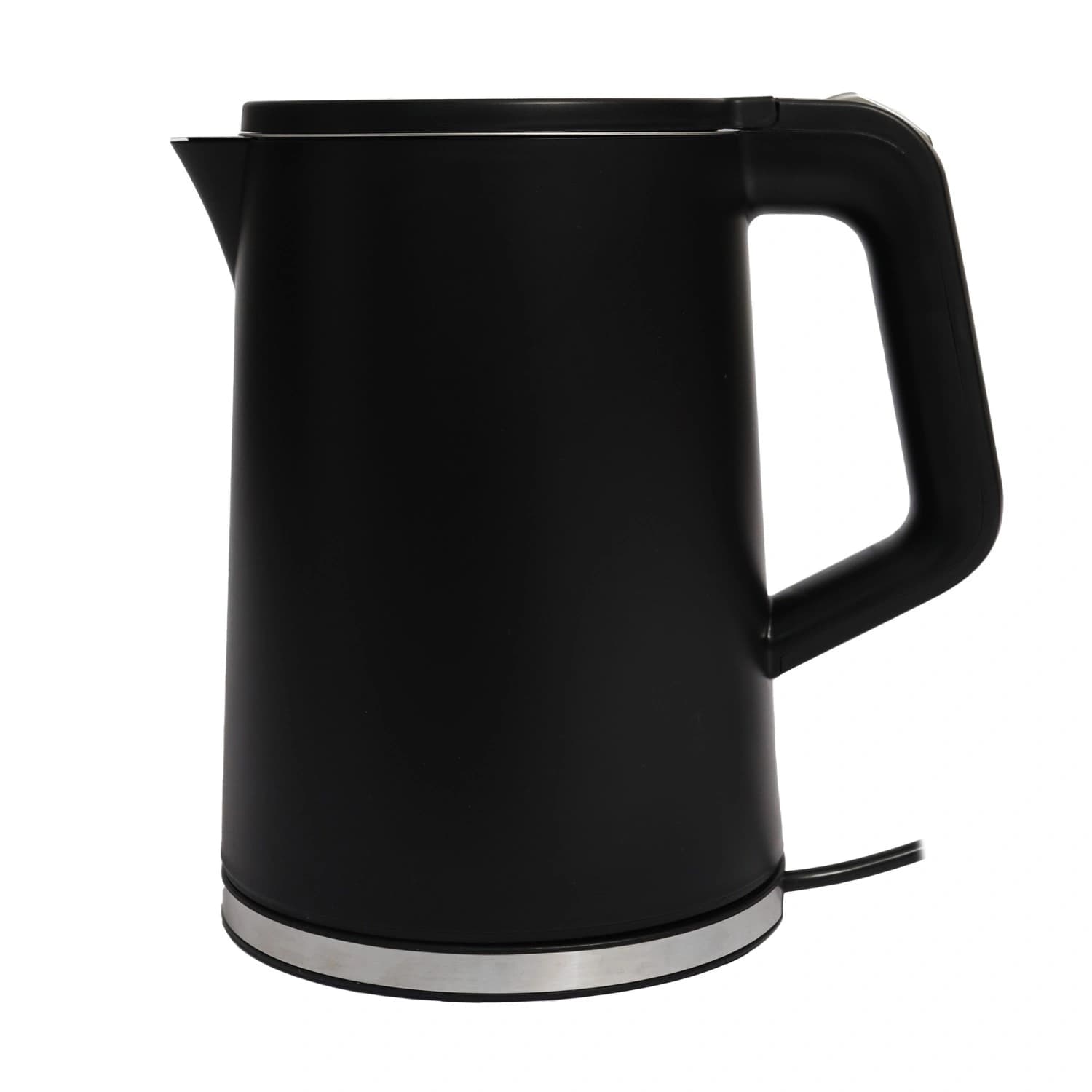 Czajnik elektryczny bezprzewodowy turystyczny 1500 W 1.2 l obrotowy czarny