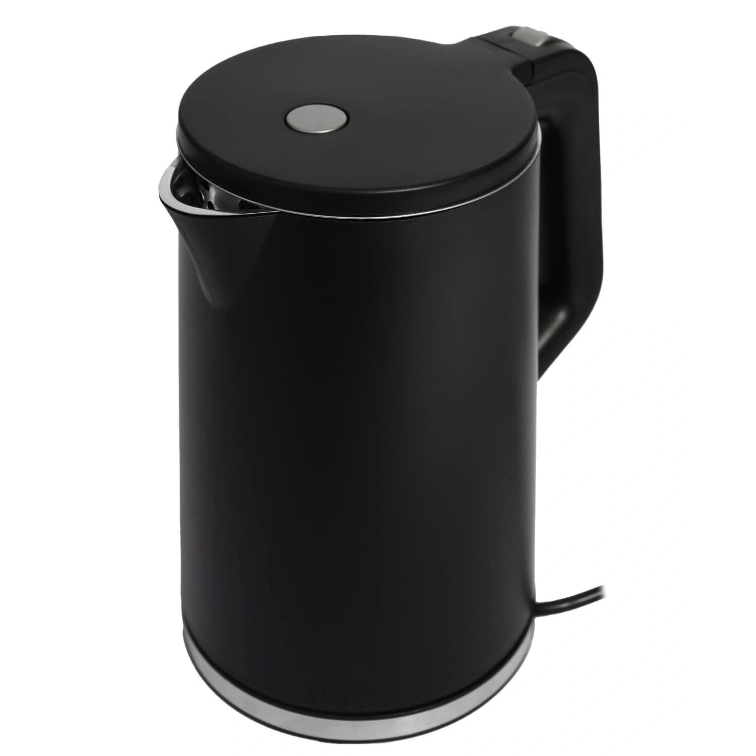 Czajnik elektryczny bezprzewodowy turystyczny 1500 W 1.7 l obrotowy czarny