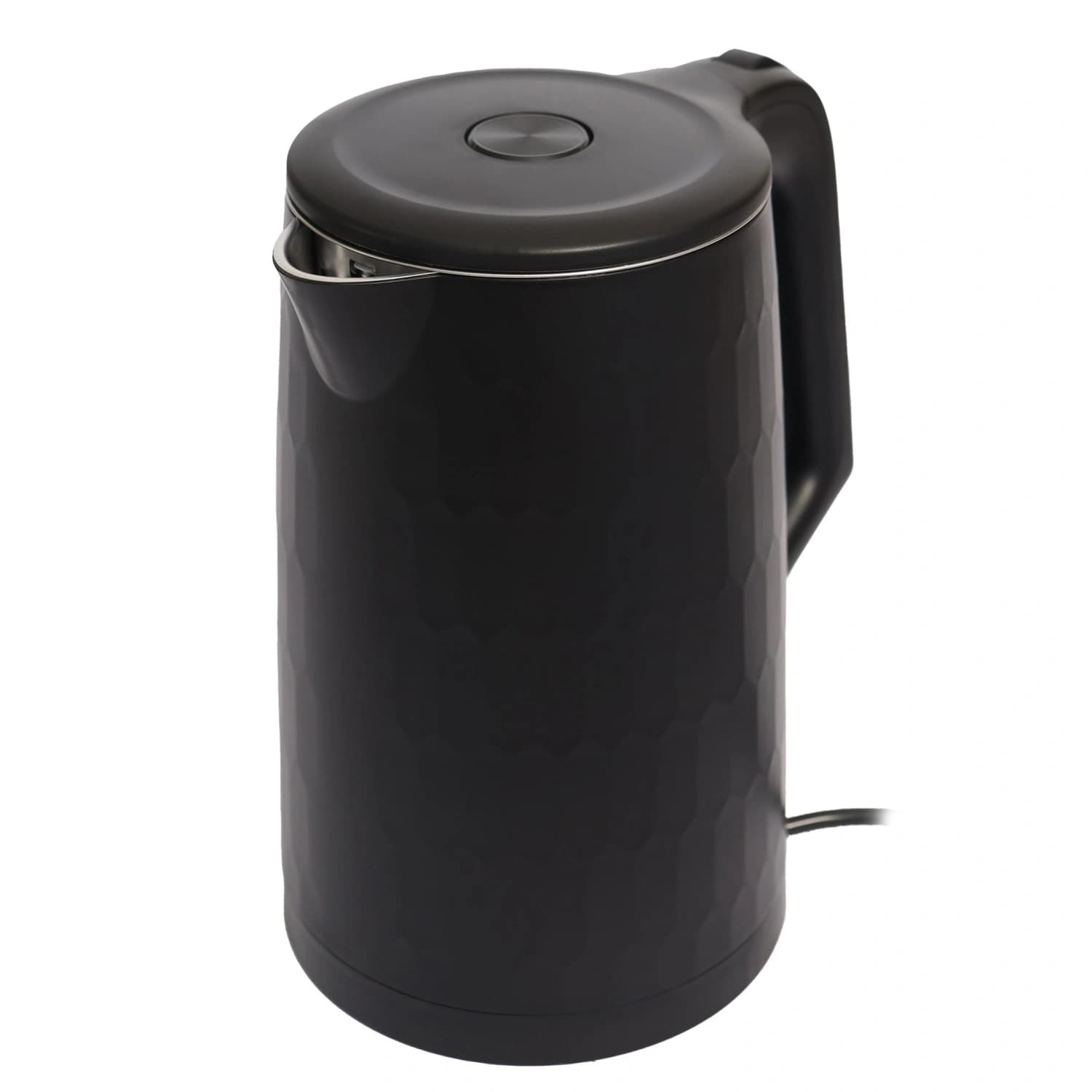 Czajnik elektryczny bezprzewodowy turystyczny 1500 W 1.8 l obrotowy czarny
