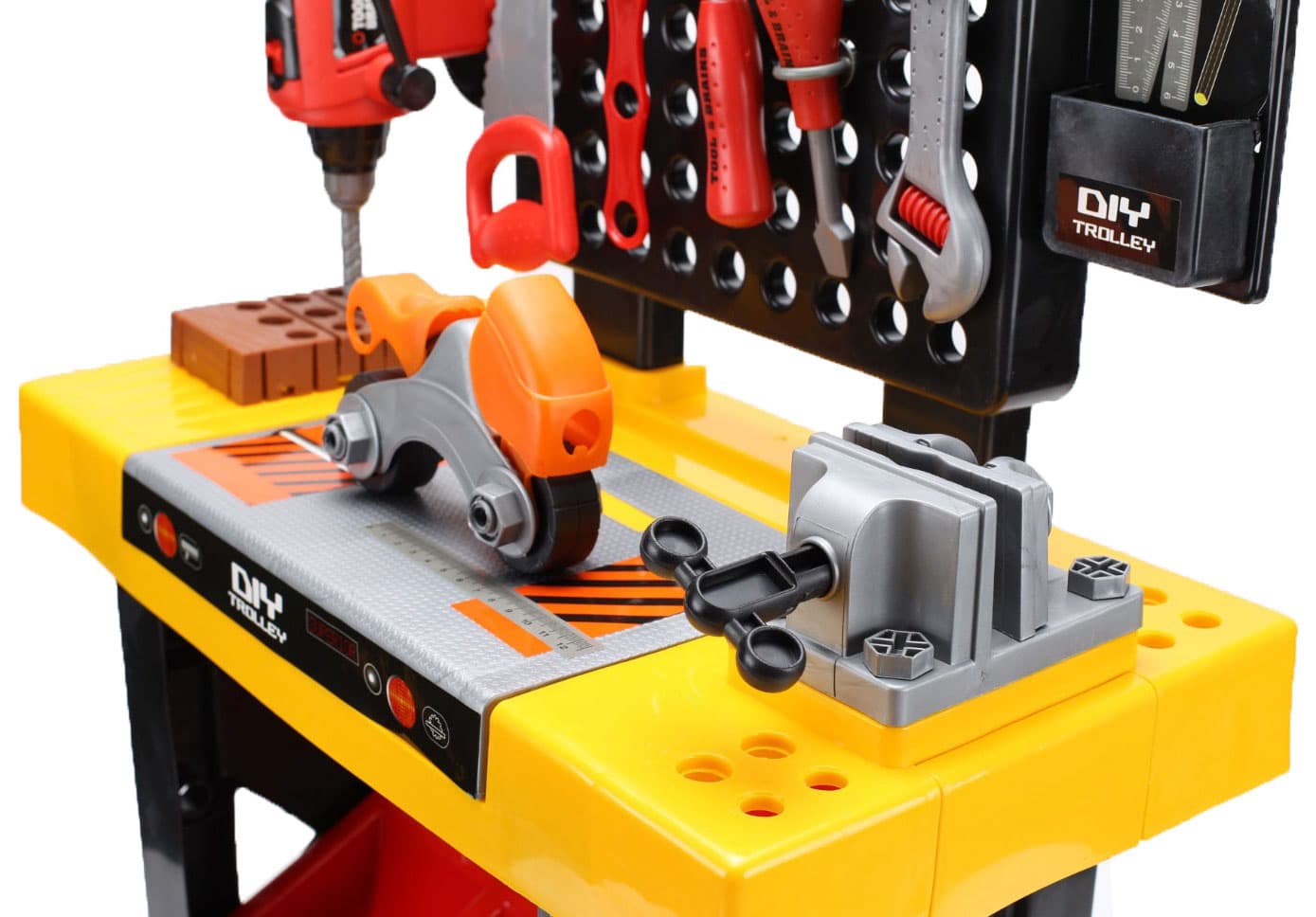 Duży warsztat majsterkowicz "Tool & Brains" 39 elementów