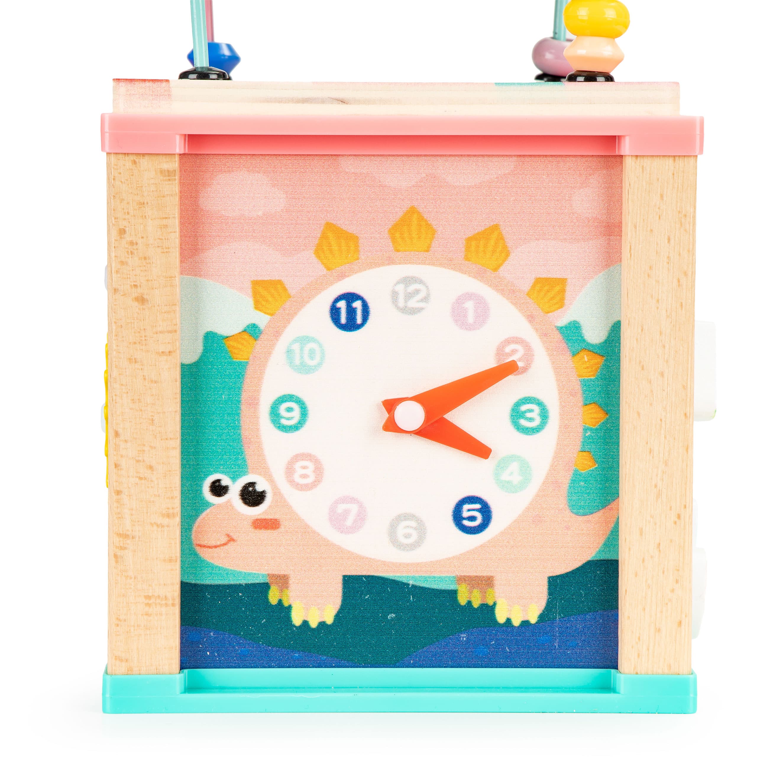 Drewniana kostka edukacyjna,  sorter mula ECOTOYS