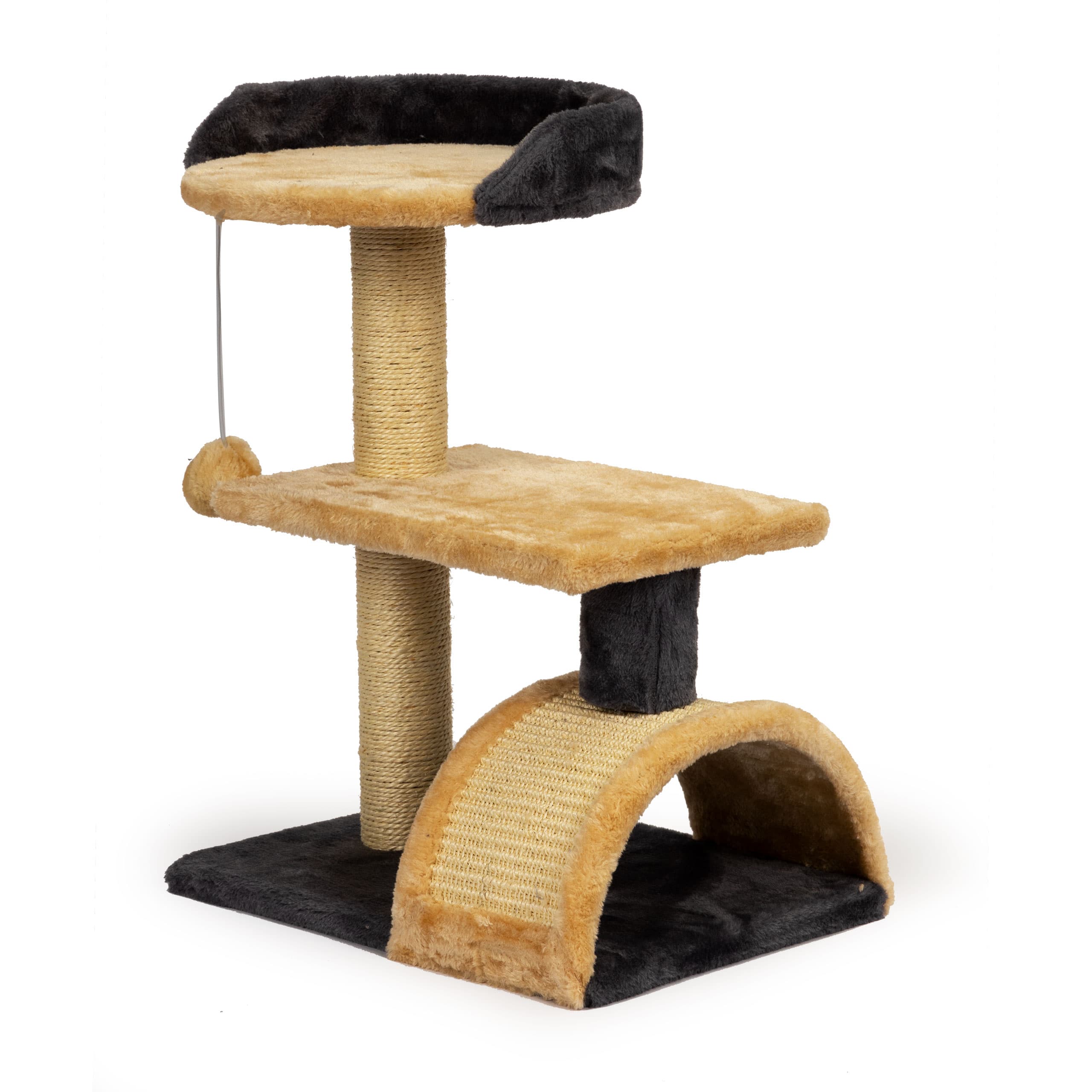 Drapak dla kota piętrowe legowisko drzewko wisząca zabawka Petsi