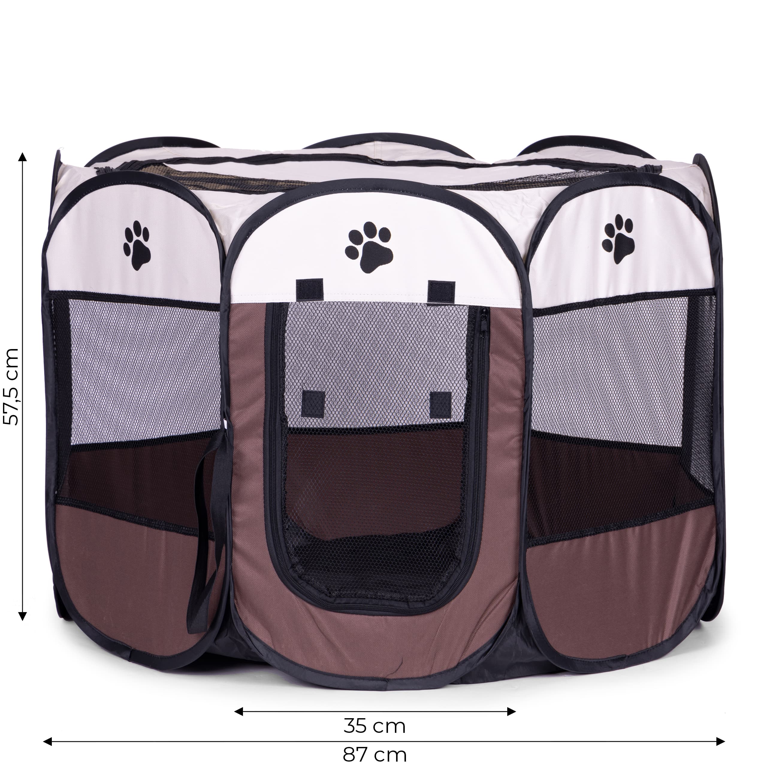 Materiałowa duża zagroda kojec legowisko dla psa kota Petsi