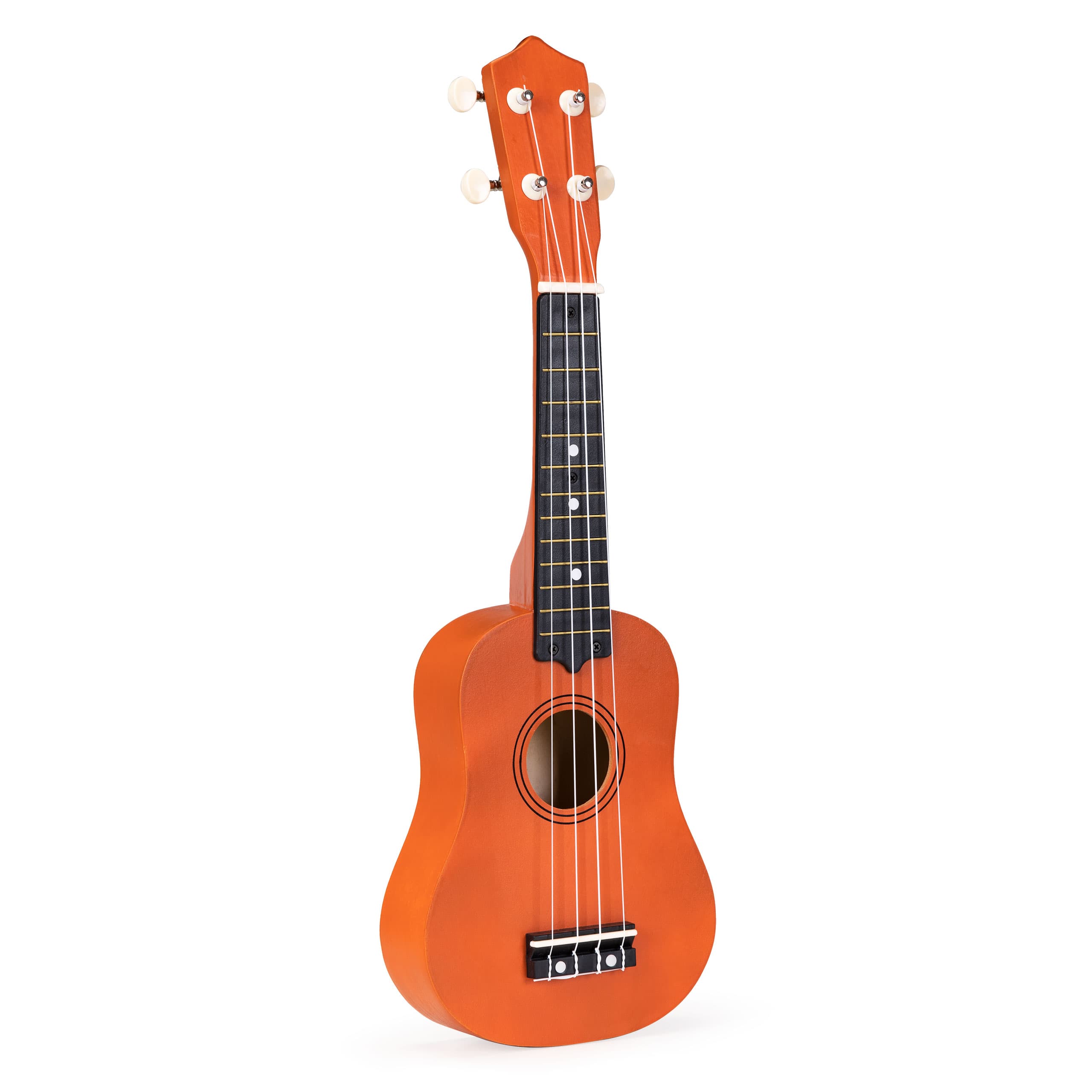 Gitara ukulele dla dzieci drewniana 4 struny nylonowe ECOTOYS