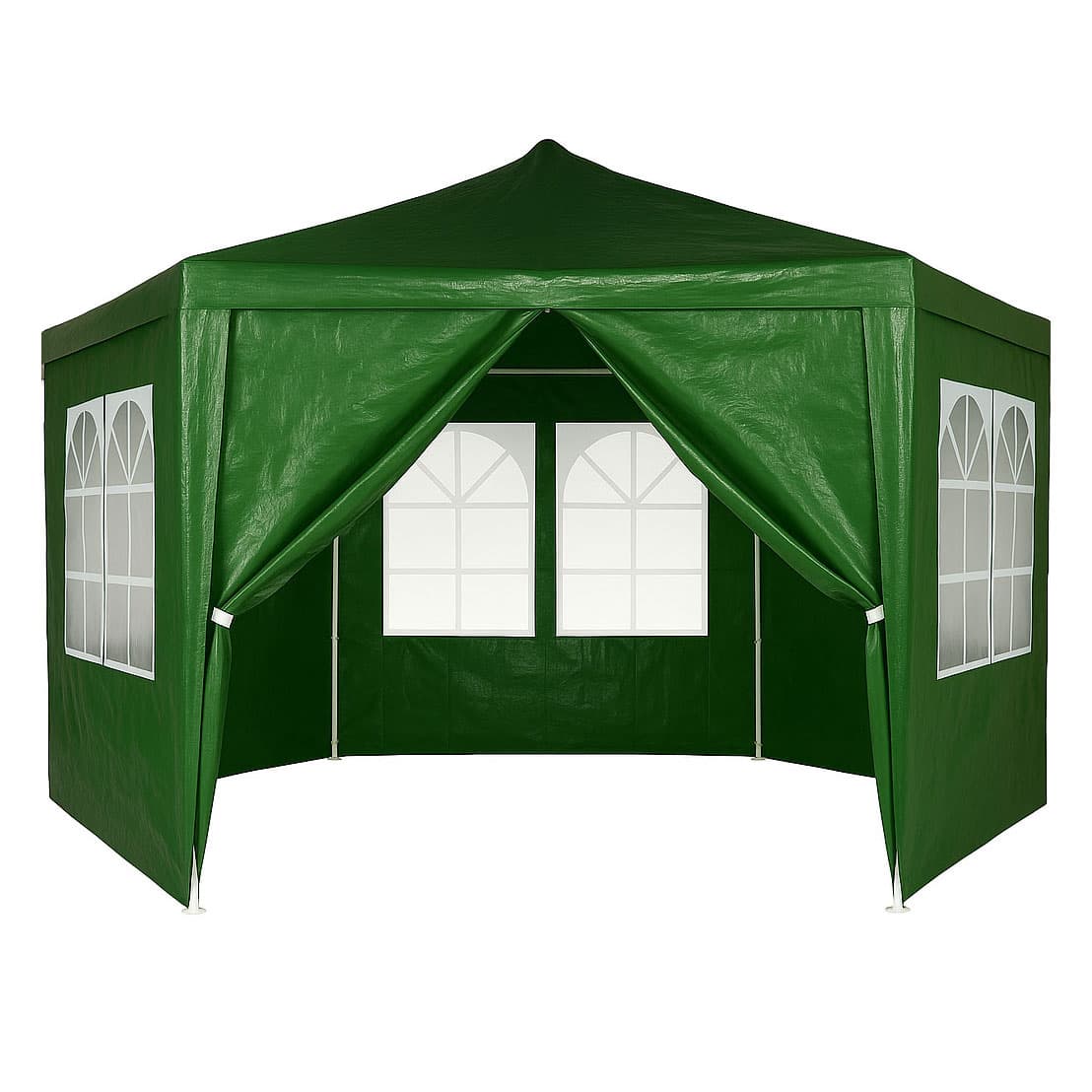 Namiot pawilon ogrodowy handlowy 2x2x2 m z oknami zielony MultiGarden