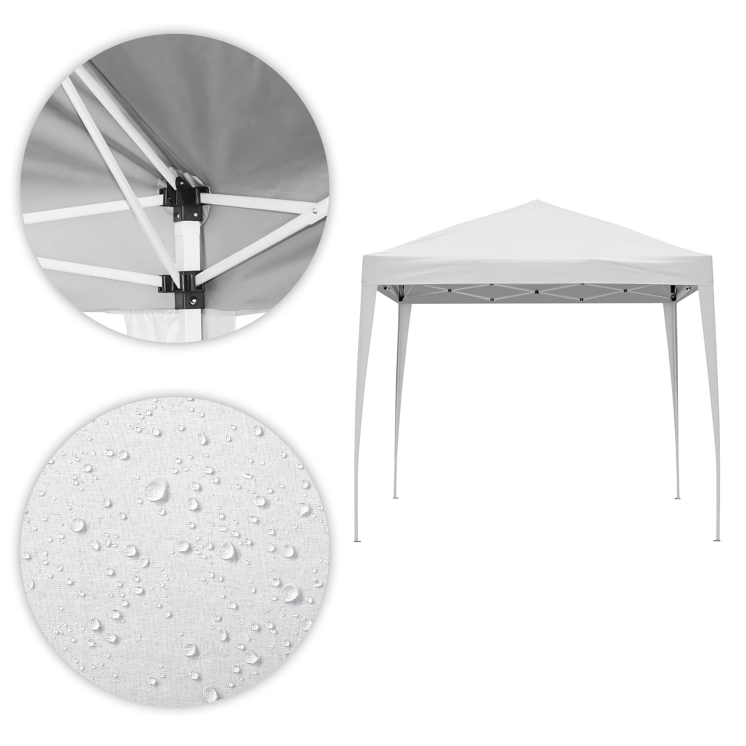 Namiot pawilon ogrodowy 3x3 m rozkładany automatycznie + 4 ścianki boczne MultiGarden