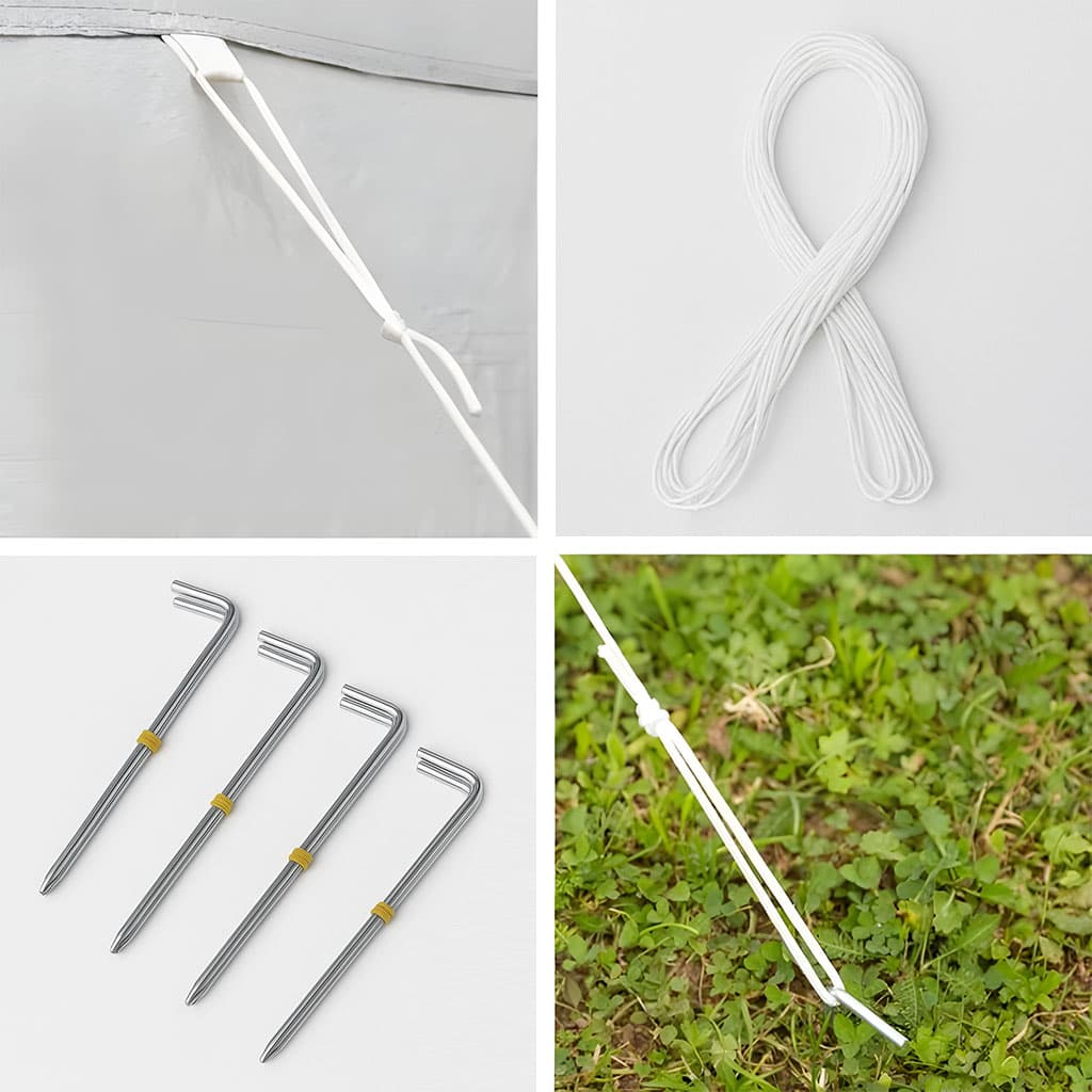 Namiot pawilon ogrodowy 3x3 m rozkładany automatycznie + 4 ścianki boczne MultiGarden