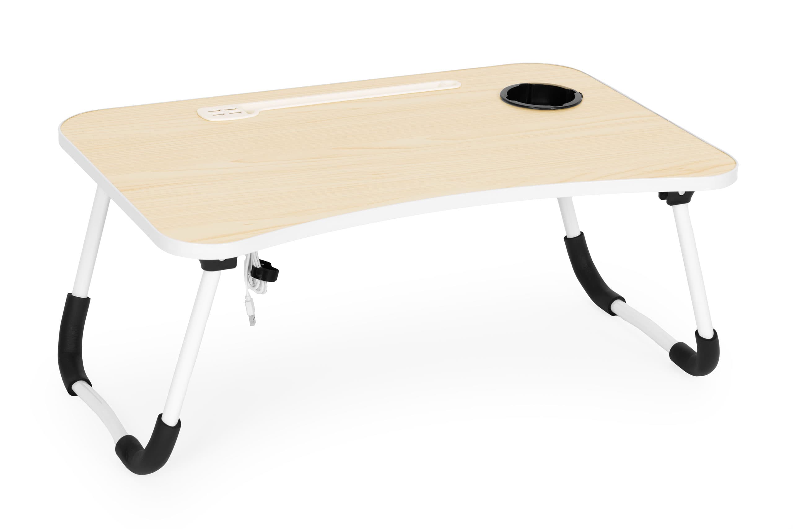 Podstawka pod laptopa składana taca 60x40 cm lampka wiatrak ModernHome