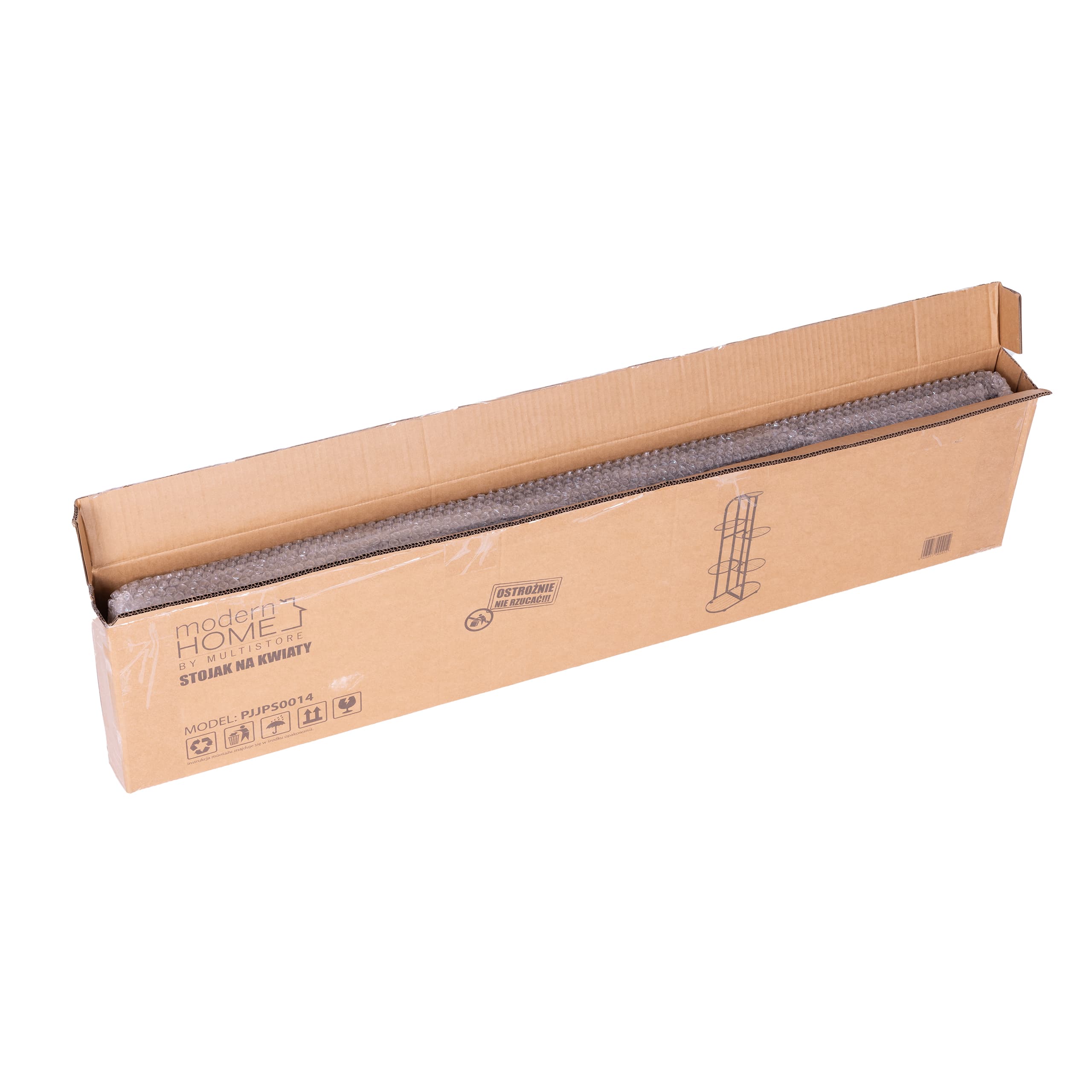 Nowoczesny metalowy kwietnik stojak na kwiaty 6 poziomów czarny ModernHome