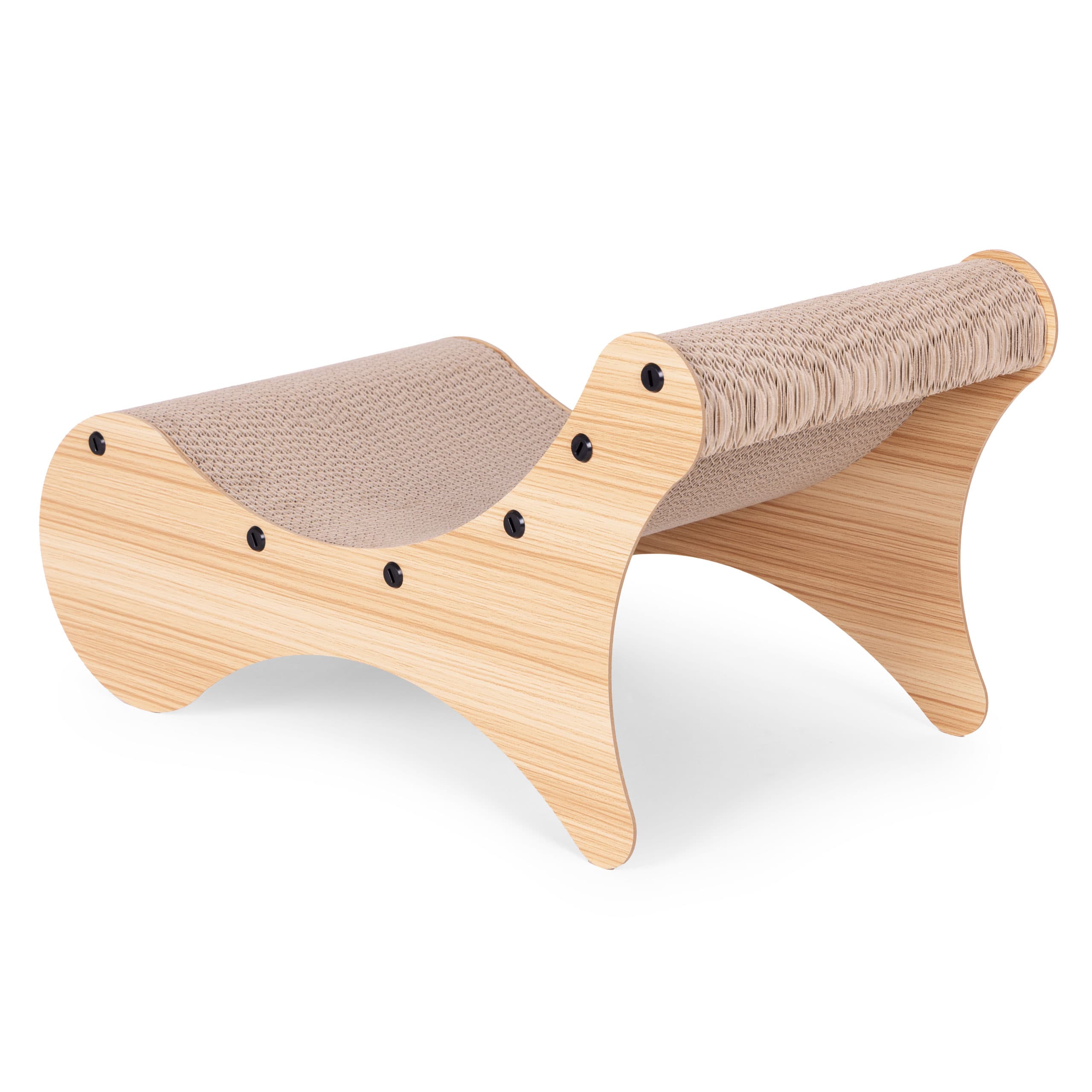 Drapak tekturowy dla kota leżak kartonowy legowisko Petsi