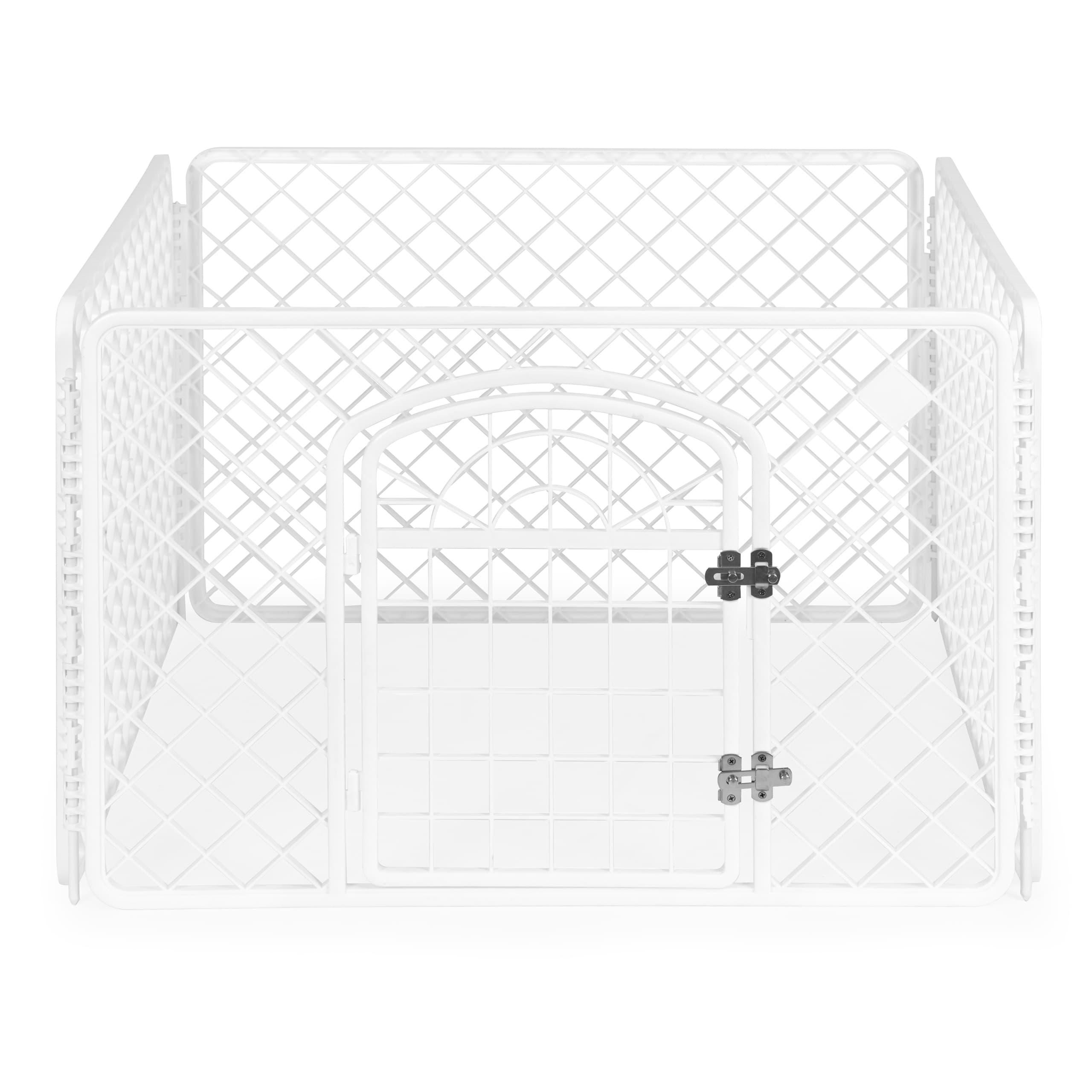 Duża zagroda kojec klatka wybieg dla psa kota biała Petsi