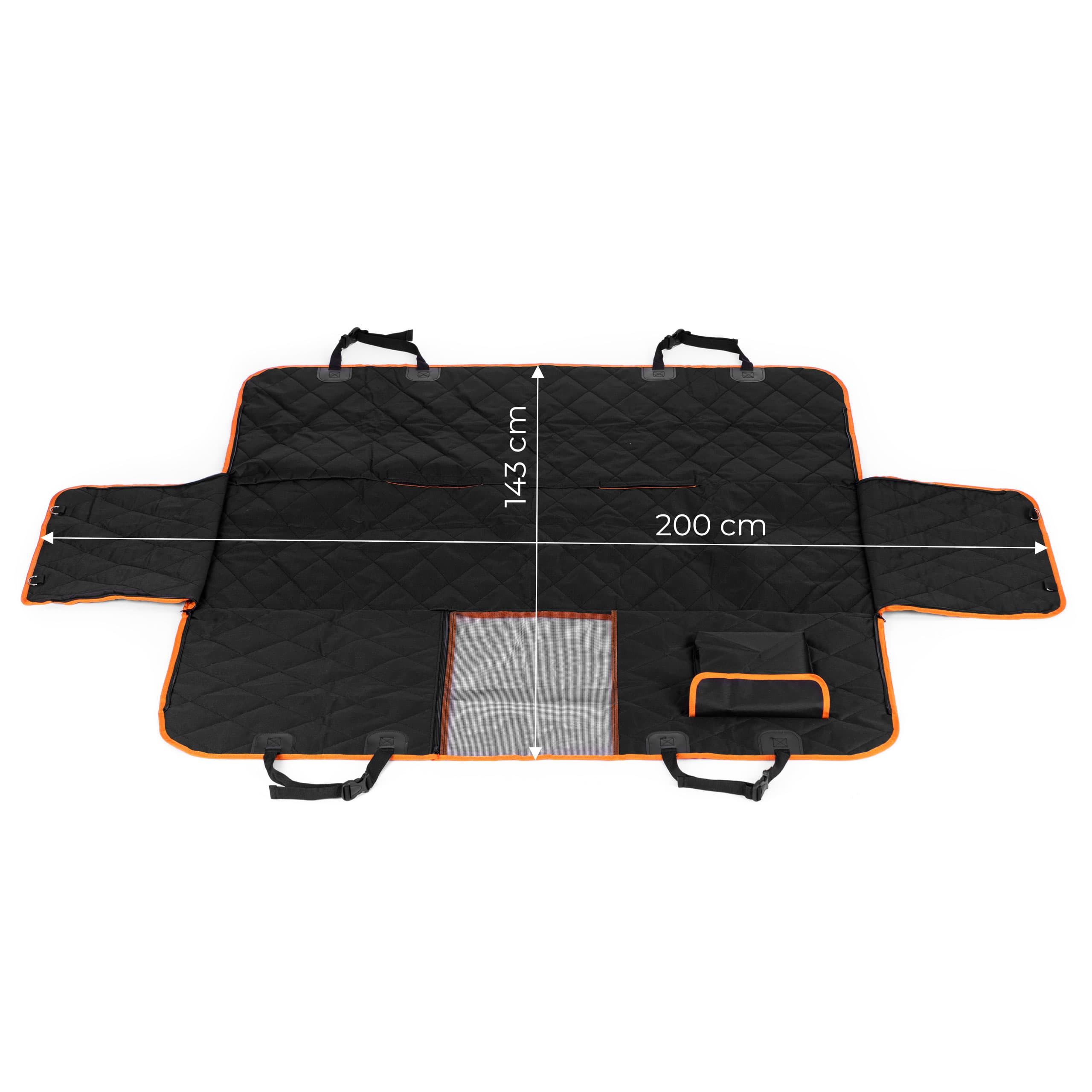 Pokrowiec mata do samochodu dla psa tylna kanapa uniwersalny rozmiar Petsi