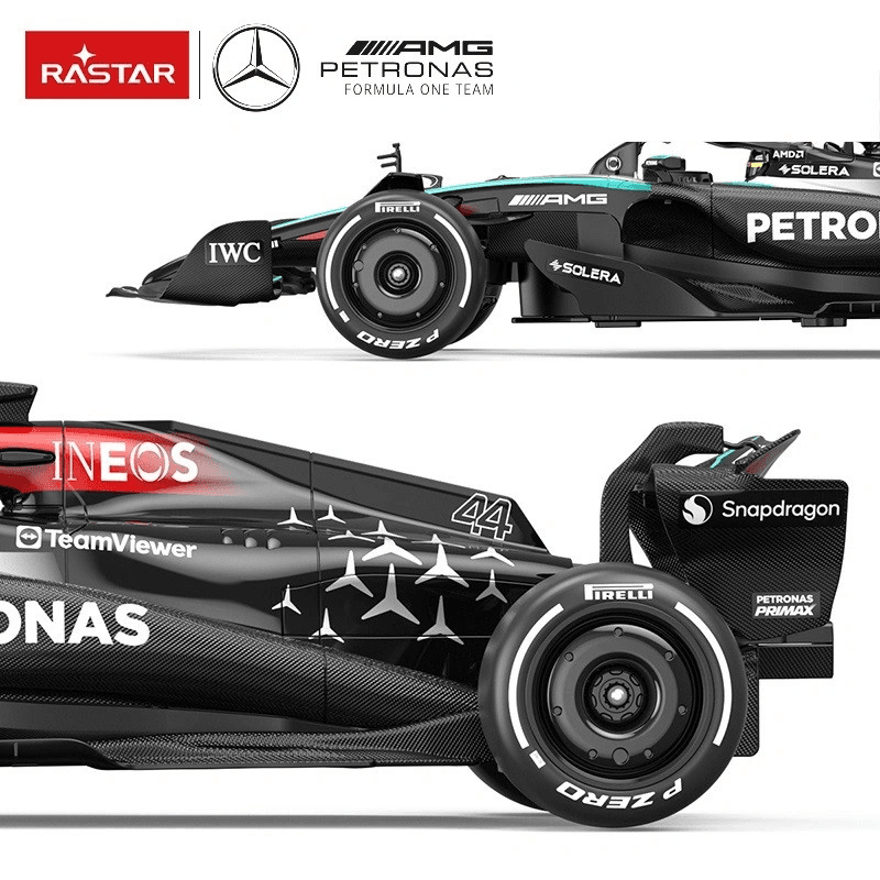 Samochód zdalnie sterowany Mercedes AMG F1 W15 E R/C skala 1:12 Rastar 10250