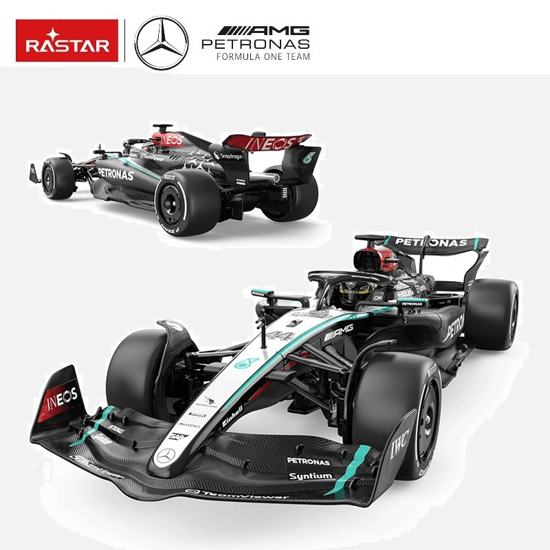Samochód zdalnie sterowany Mercedes AMG F1 W15 E R/C skala 1:12 Rastar 10250