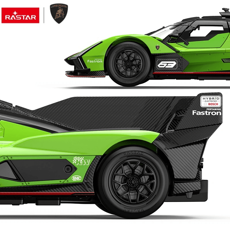 Samochód zdalnie sterowany Lamborghini SC63 LMDH R/C skala 1:14 Rastar 10150