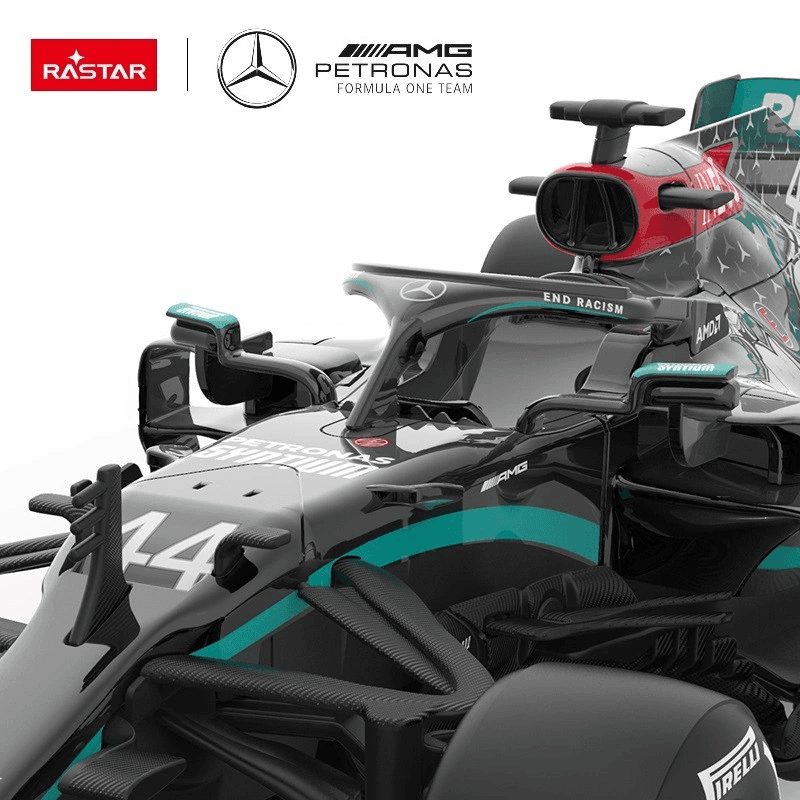 Samochód zdalnie sterowany Mercedes-AMG F1 W11 EQ Performance R/C skala 1:18 Rastar 98500