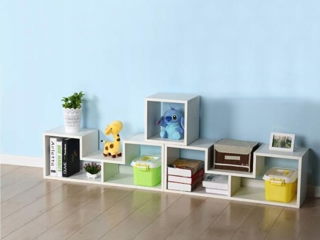 Regał szafka modułowa komoda półki biała ModernHome