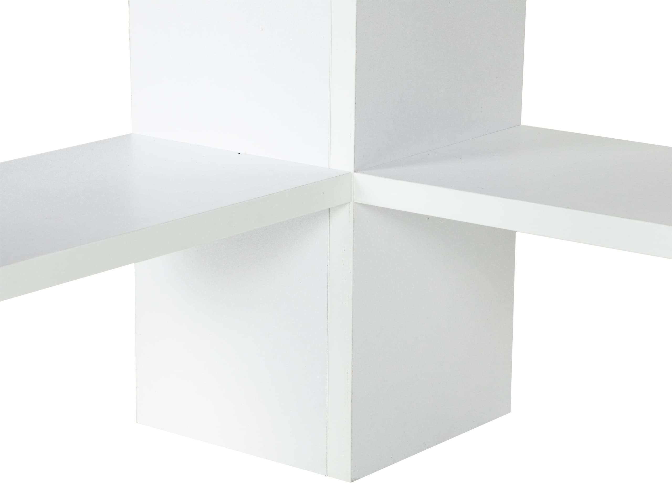 Nowoczesne biurko komputerowe narożne białe ModernHome