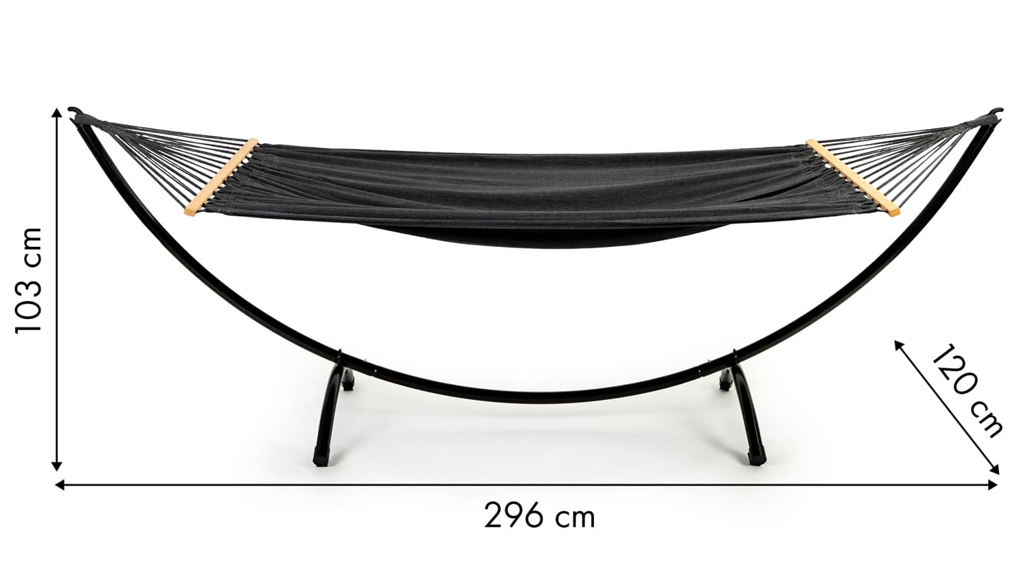 Hamak ze stelażem leżanka huśtawka ogrodowa MultiGarden